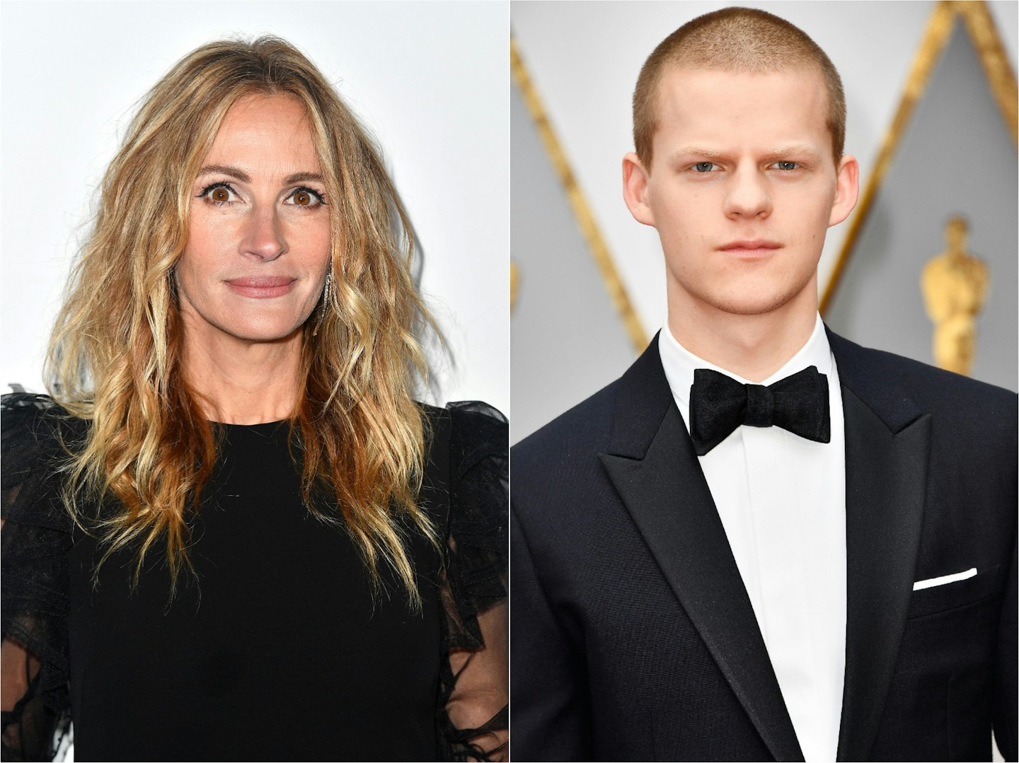 Julia Roberts and Lucas Hedges