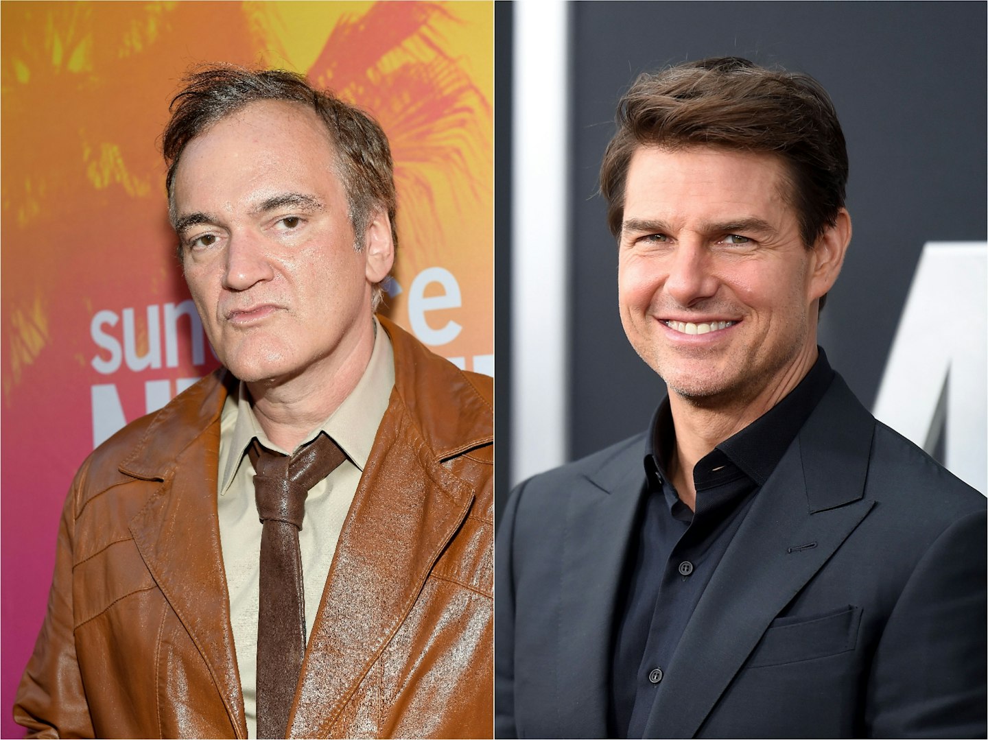 Quentin Tarantino and Tom Cruise