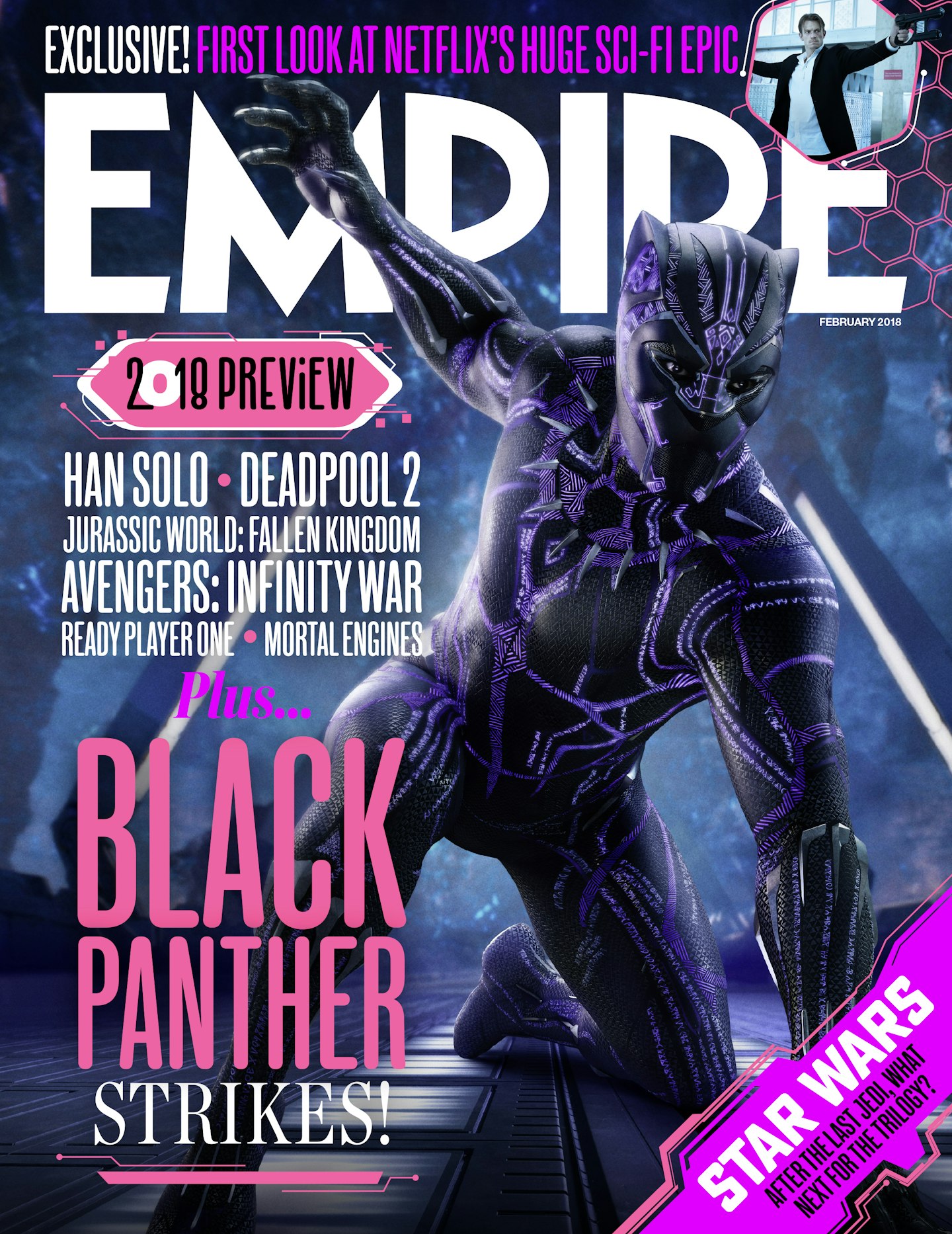 empire magazine black panther cover michael b jordan erik killmonger