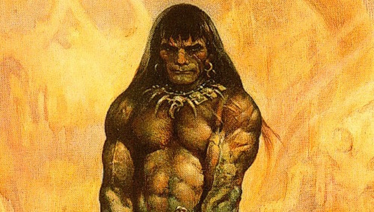 Conan the Barbarian (detail) by Frank Frazetta