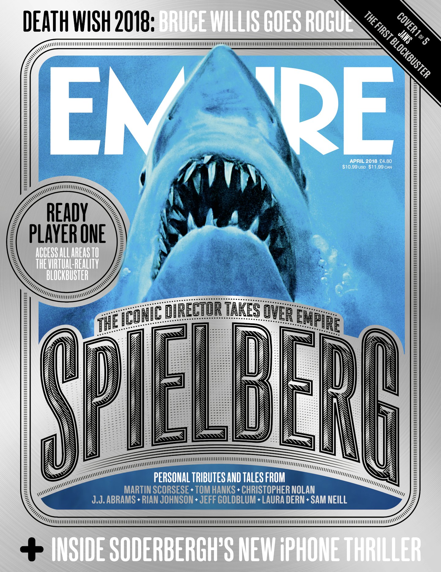 Empire - April 2018 covers Spielberg Takeover