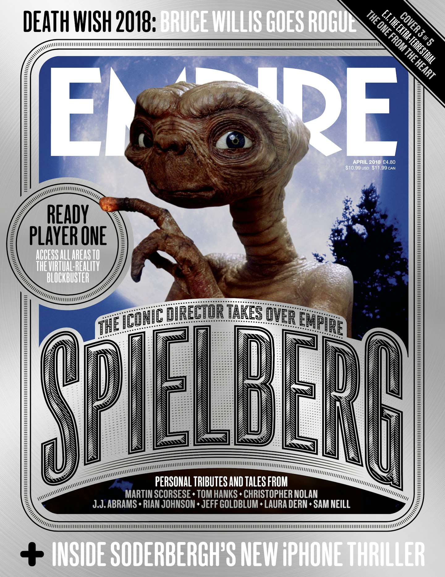 Empire - April 2018 covers Spielberg Takeover