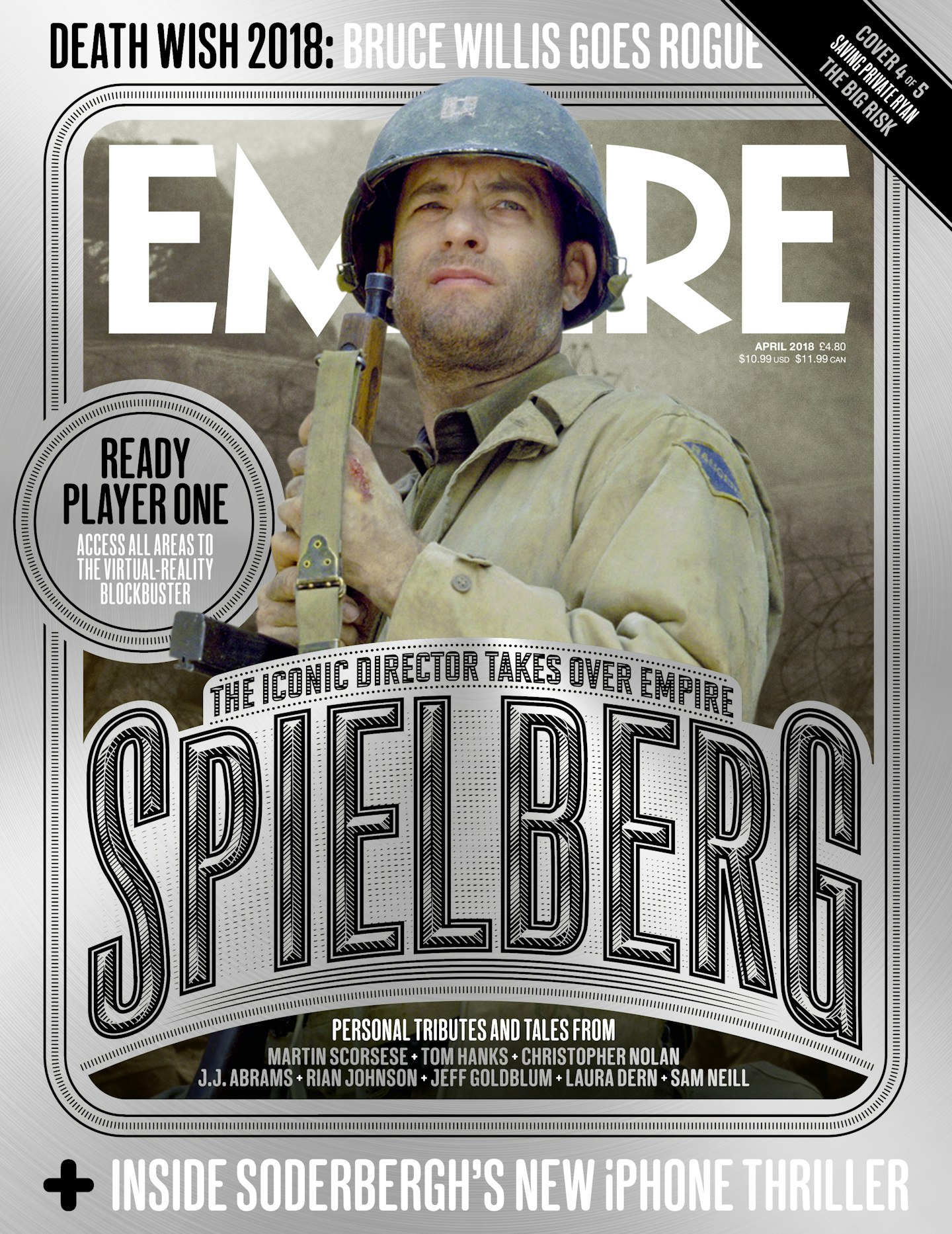 Empire - April 2018 covers Spielberg Takeover