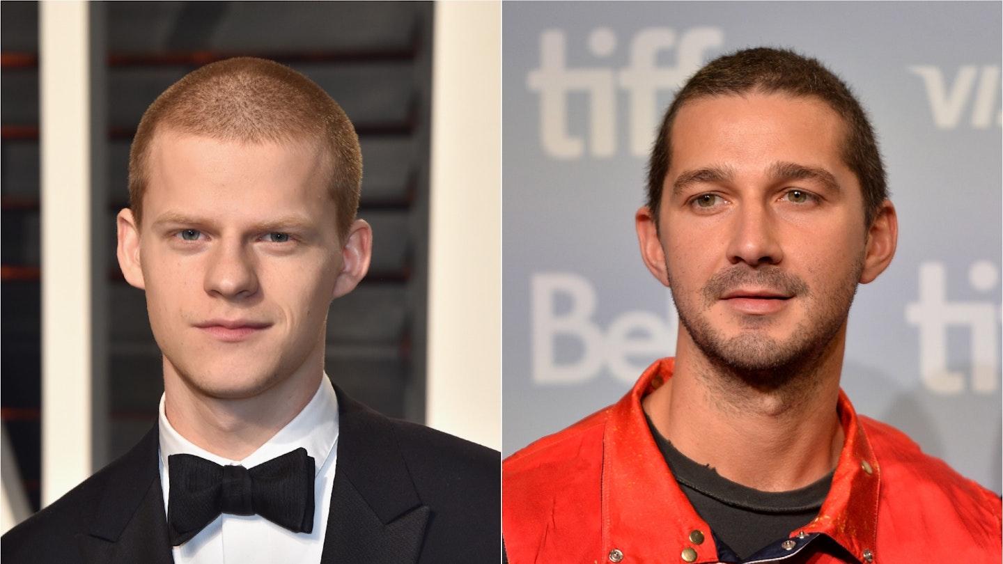 Lucas Hedges and Shia LaBeouf