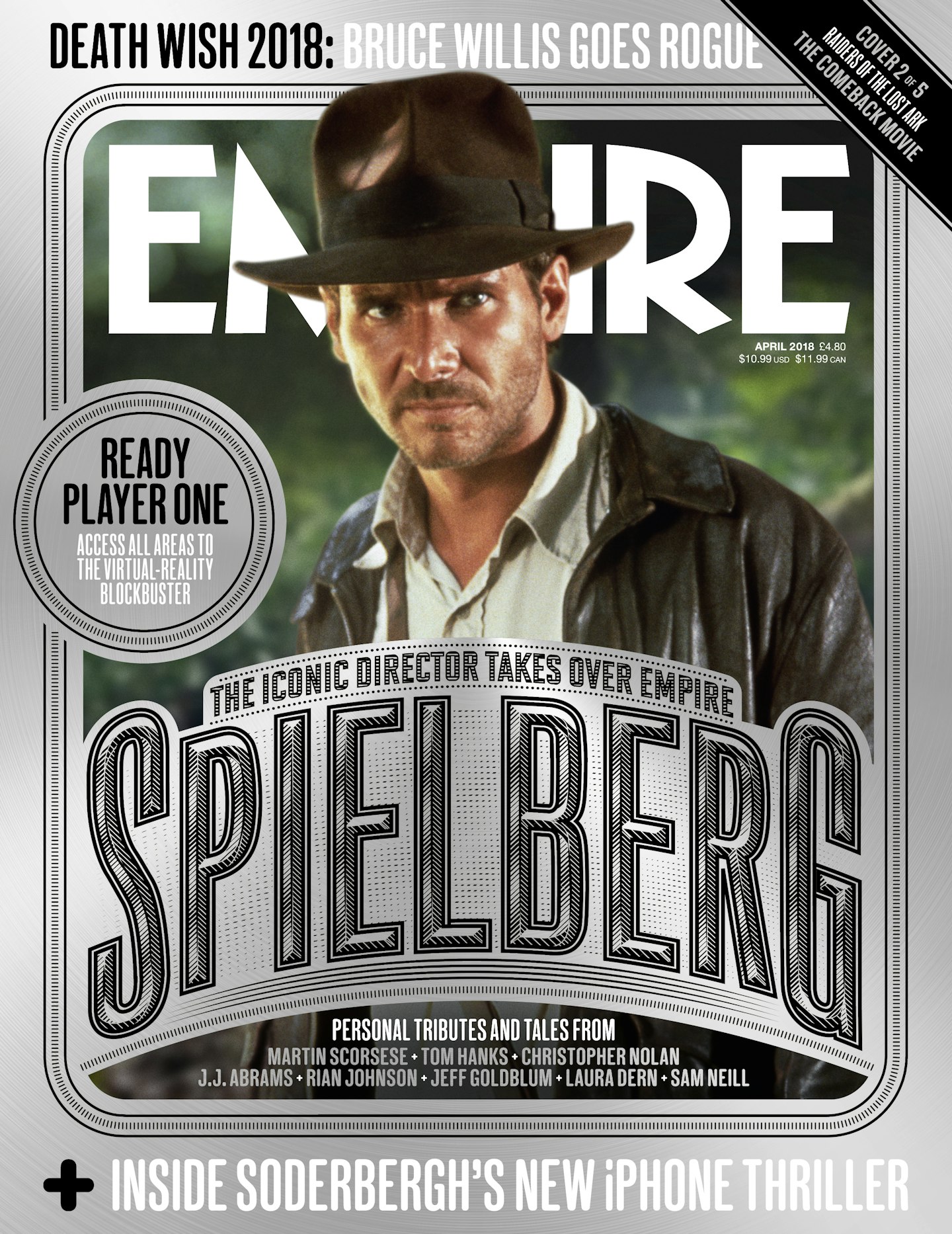 Empire - April 2018 covers Spielberg Takeover