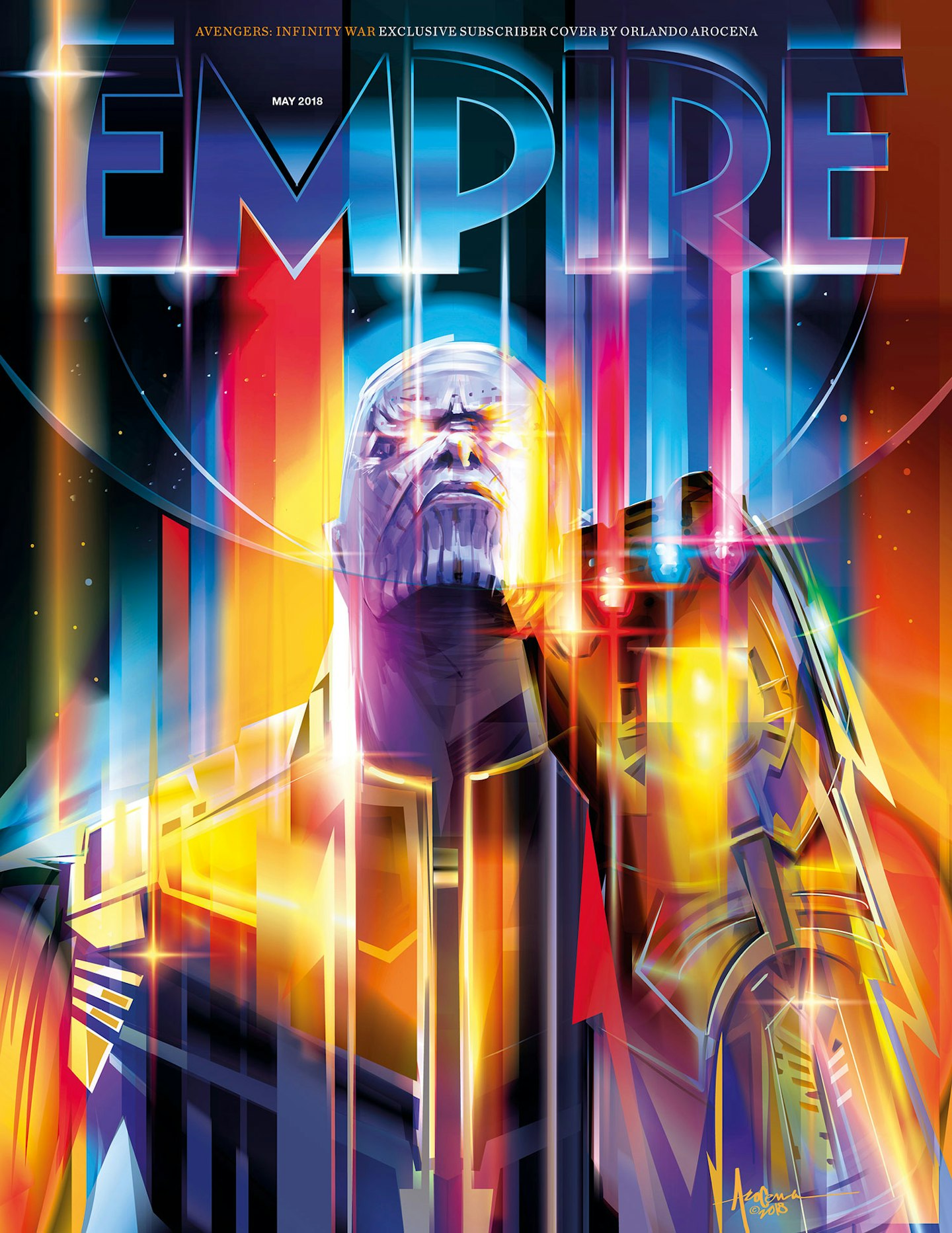 Empire - May 2018 subscriber cover / Thanos