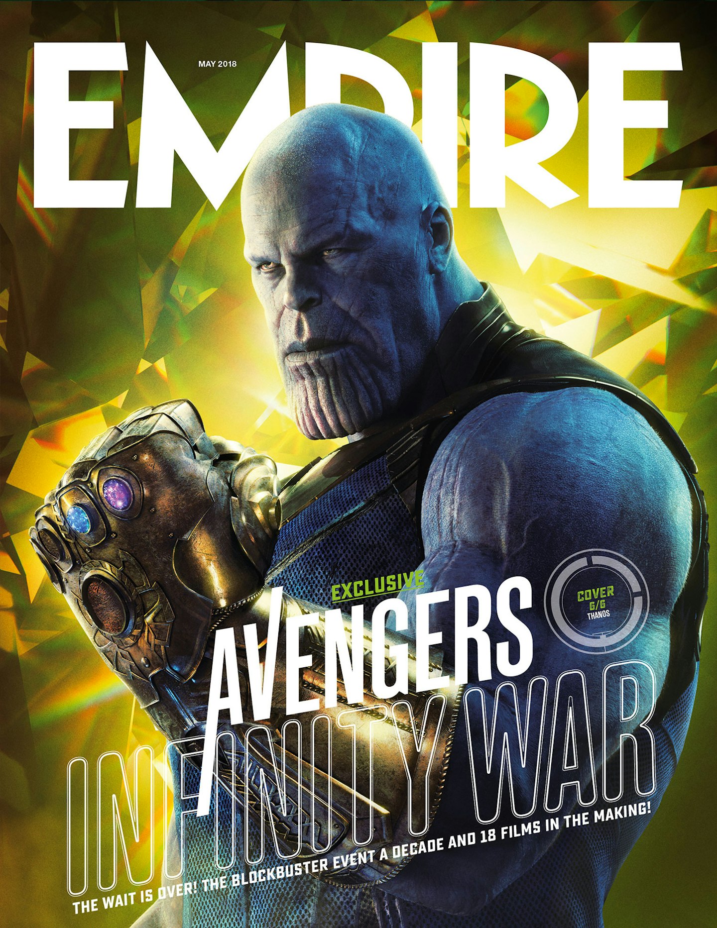 Empire May 2018 - Avengers: Infinity War covers