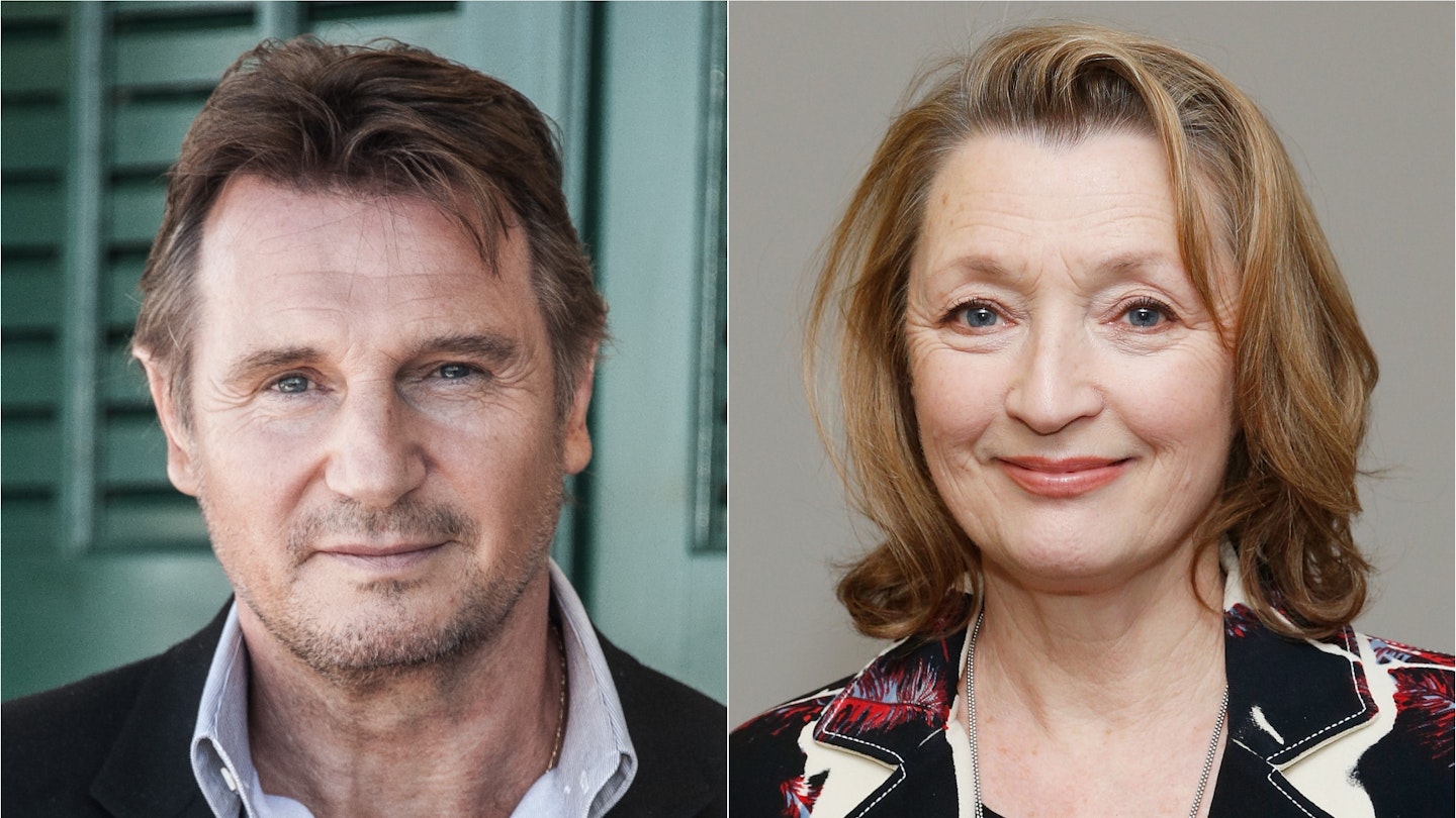 Liam Neeson and Lesley Manville
