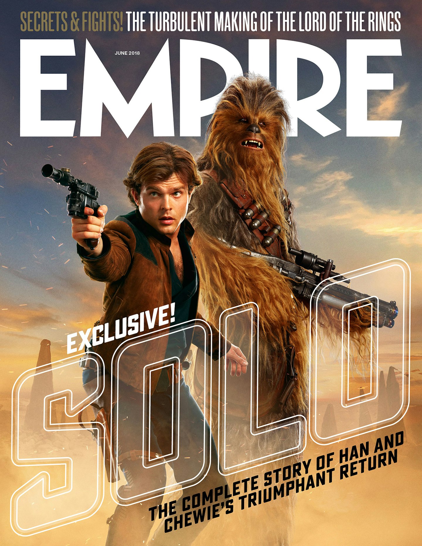 Empire - June issue Han Solo cover