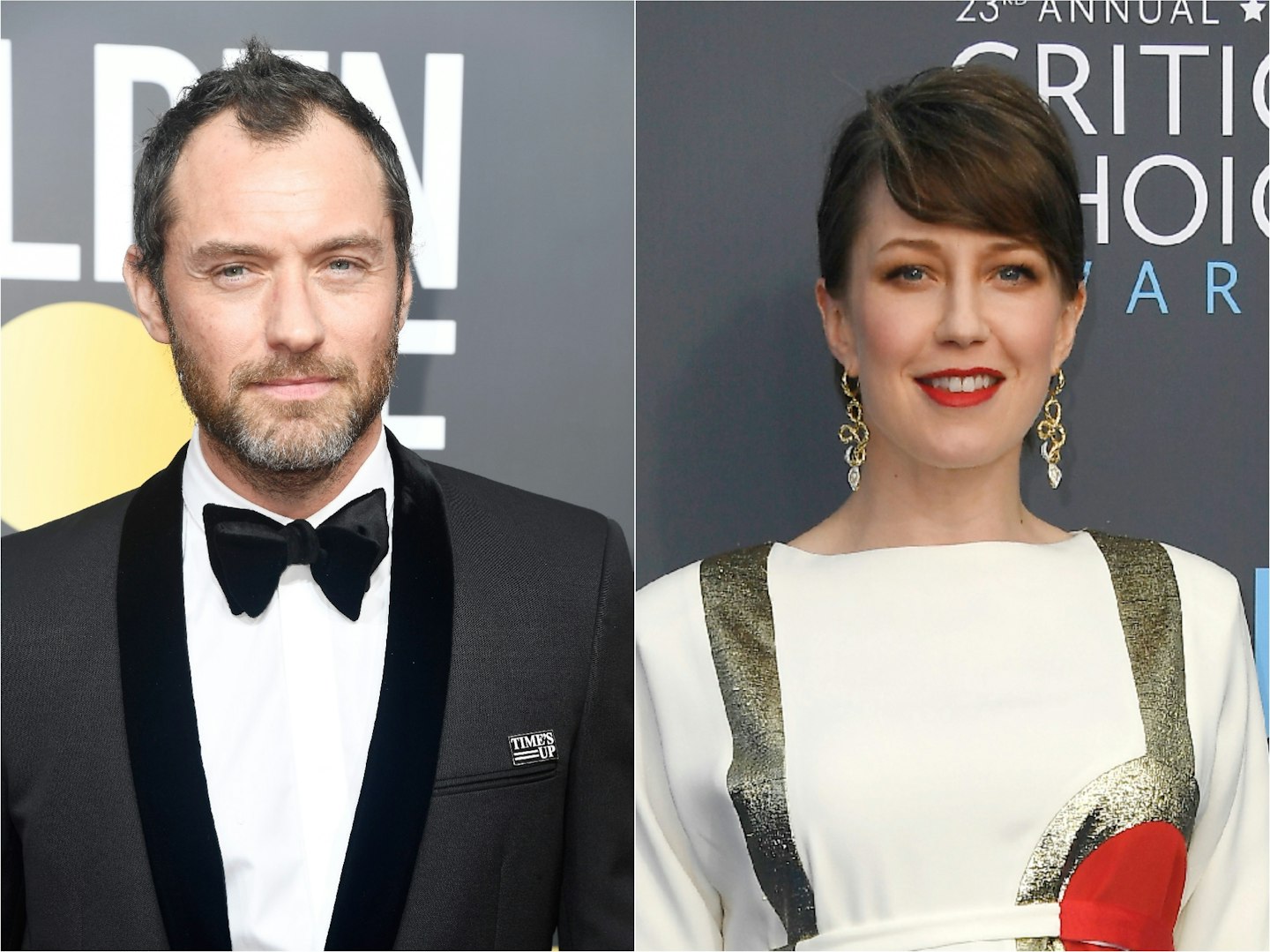Jude Law and Carrie Coon