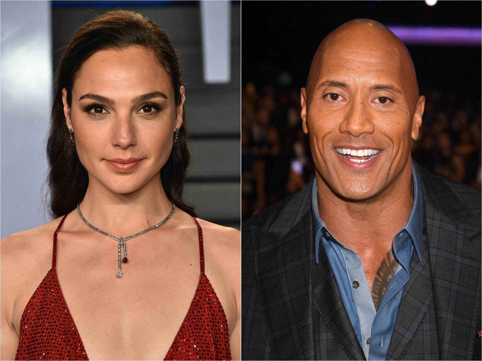 Gal Gadot, Dwayne Johnson