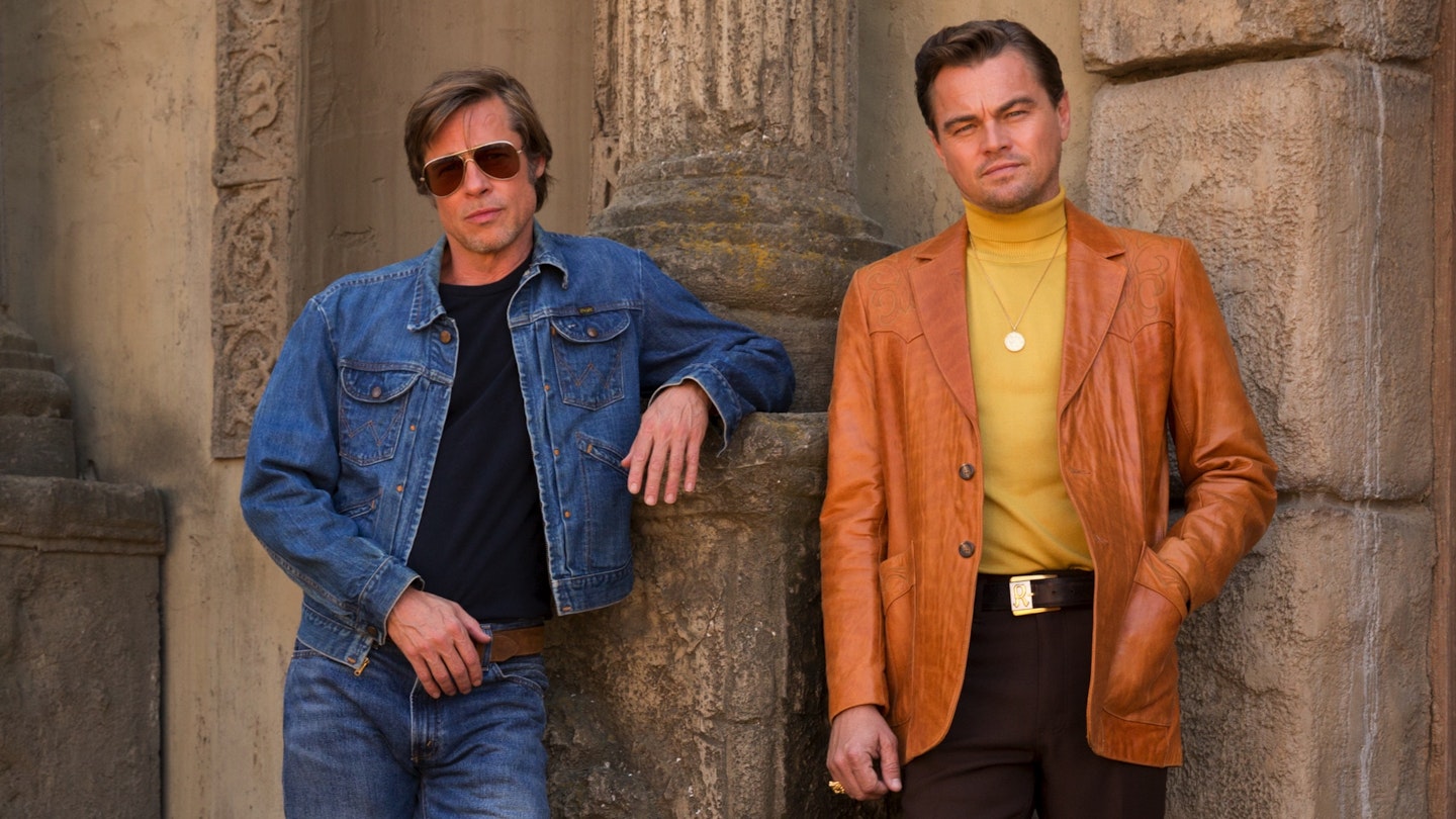 Brad Pitt and Leonardo DiCaprio in Once Upon A Time In Hollywood
