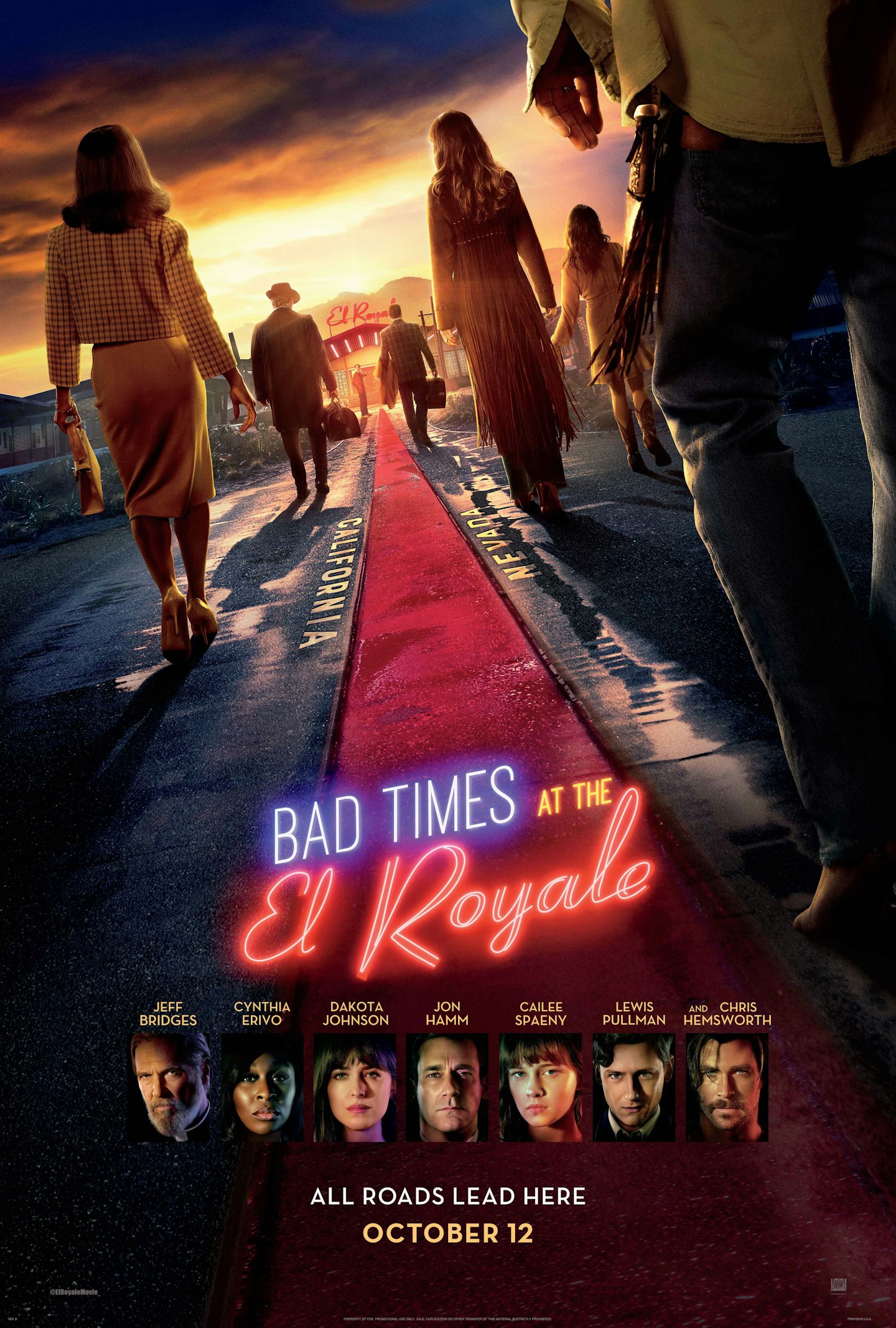 Bad Times At The El Royale poster 2
