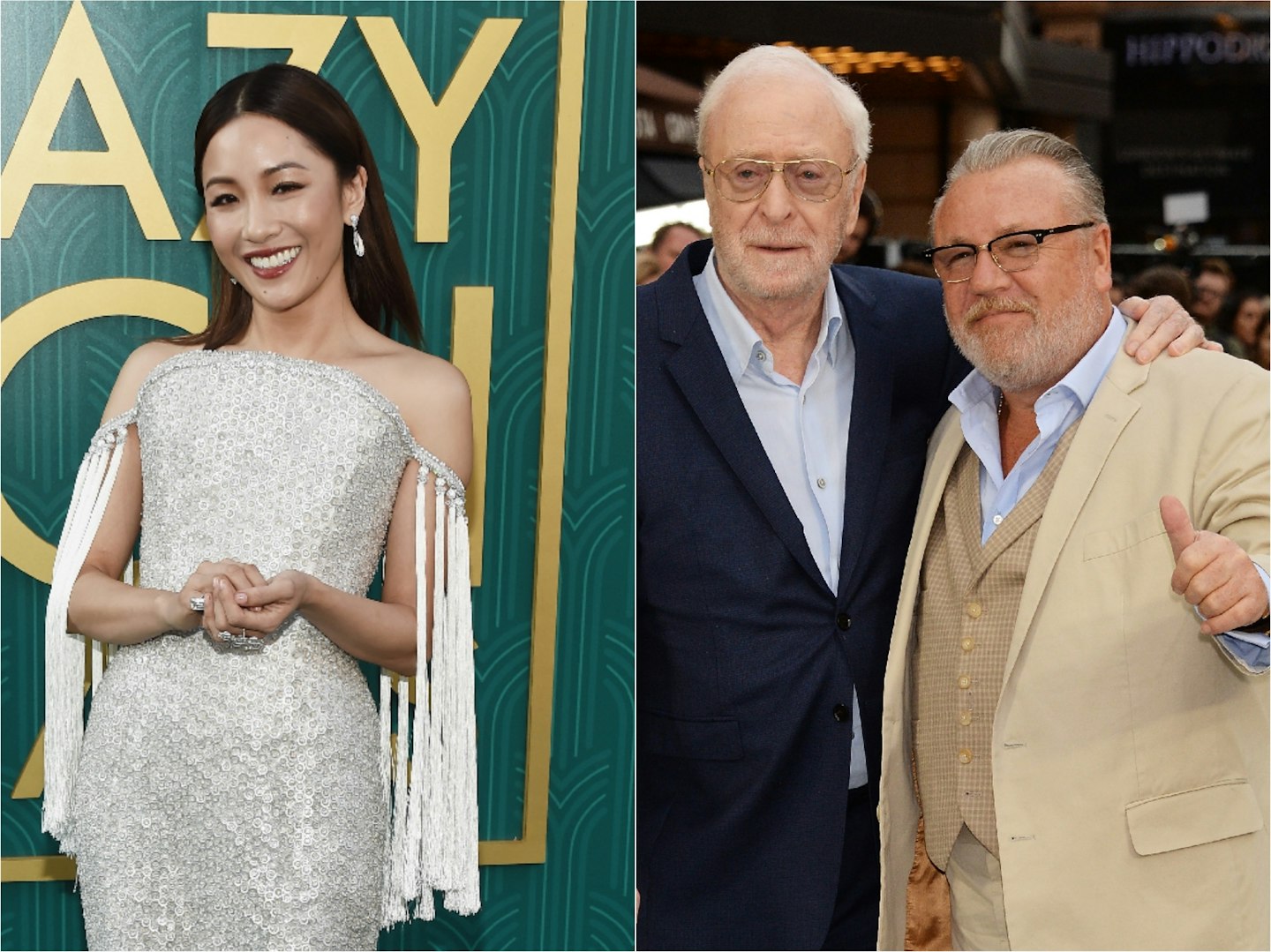 Constance Wu, Michael Caine and Ray Winstone