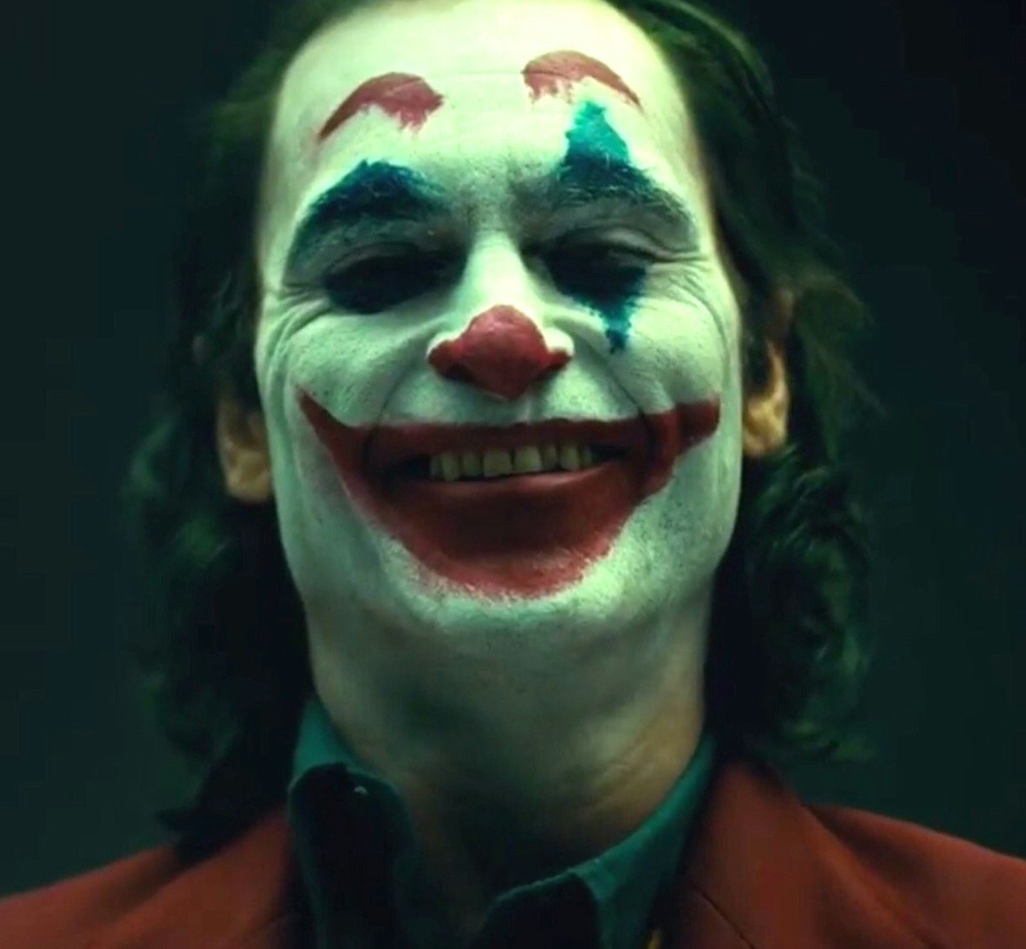Joaquin Phoenix in Joker make-up