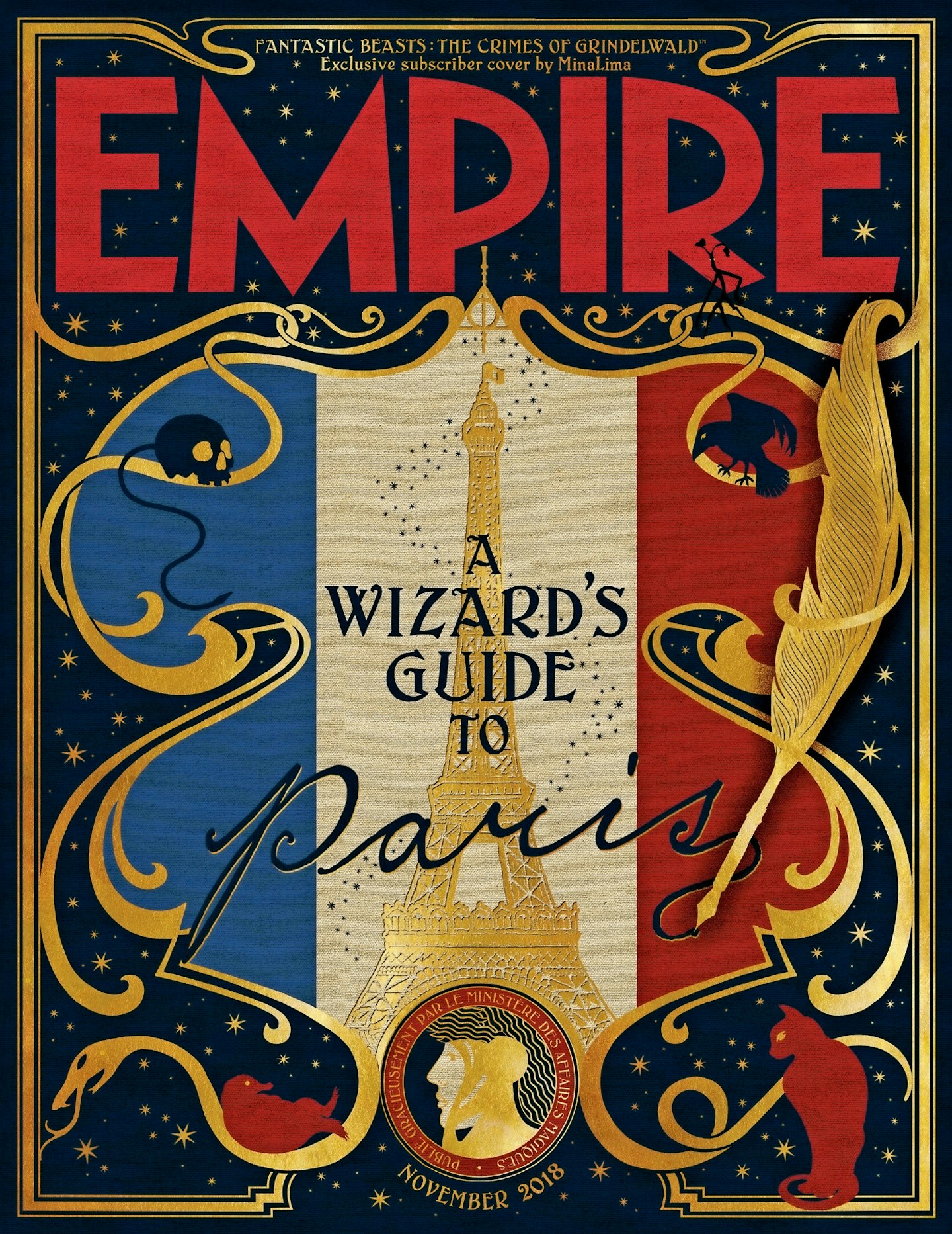 Empire - November 2018 – Fantastic Beasts Crimes of Grindelwald – Minalima subscriber