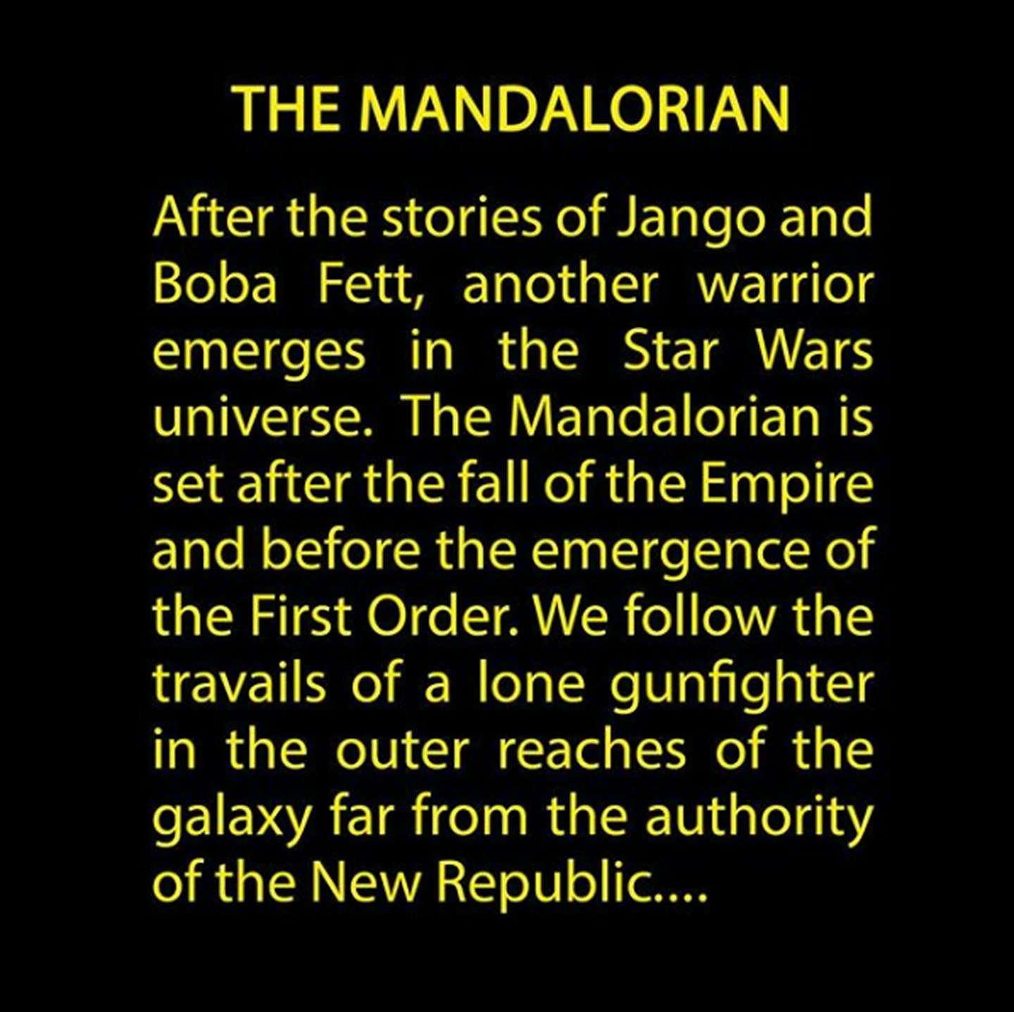 Star Wars: The Mandalorian – Jon Favreau instagram