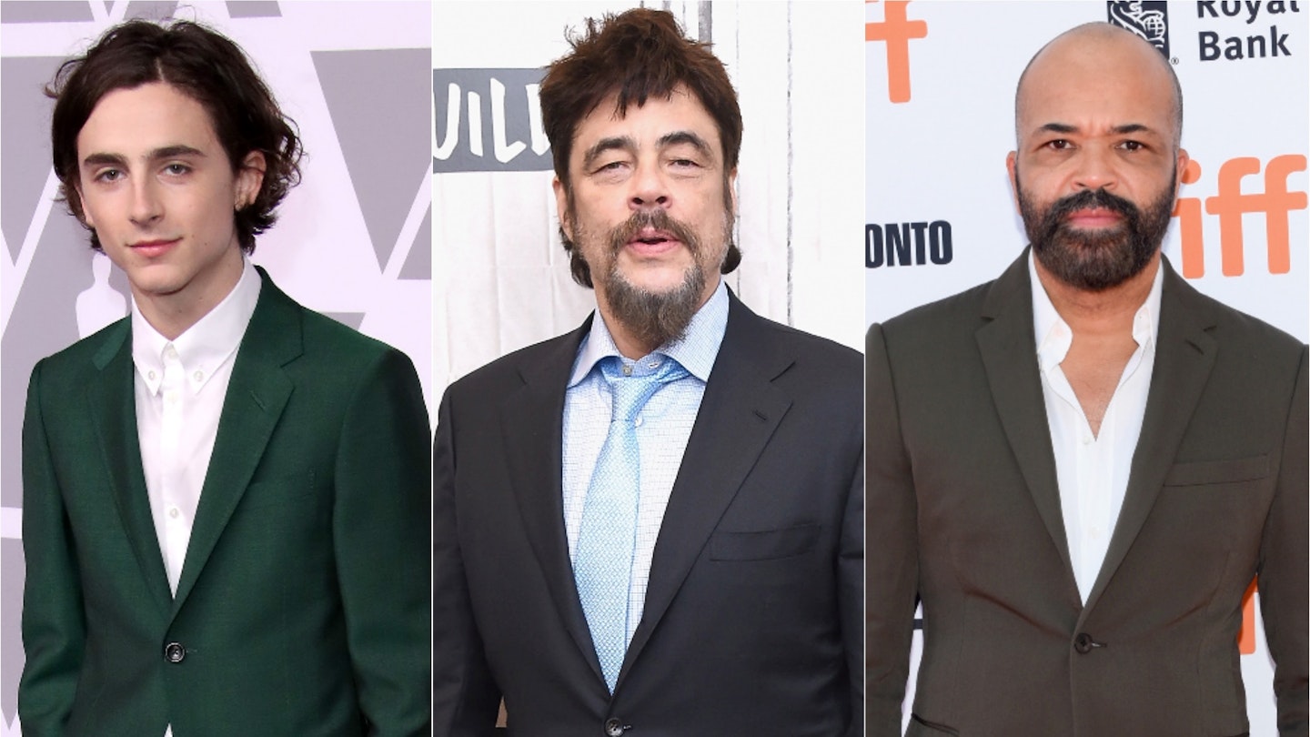 imothée Chalamet, Benicio Del Toro, Jeffrey Wright