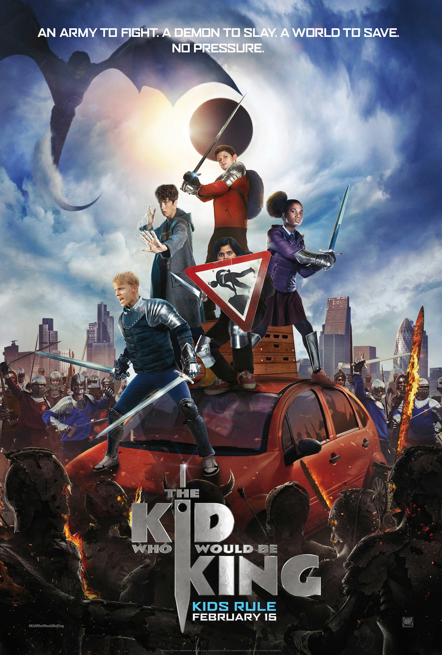 The Kid Who Would Be King – UK Poster 
