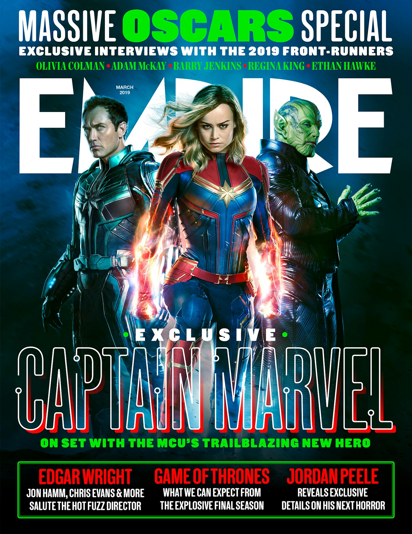 Empire – March 2019 – Captain Marvel newsstand cover
