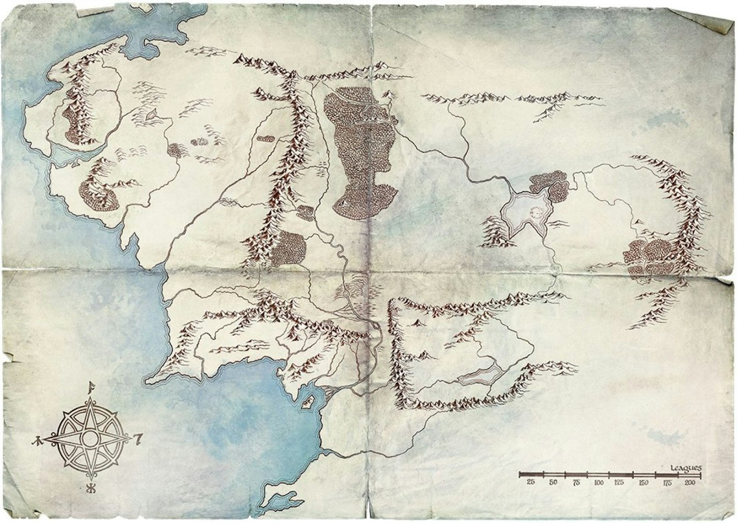 Amazon LOTR map