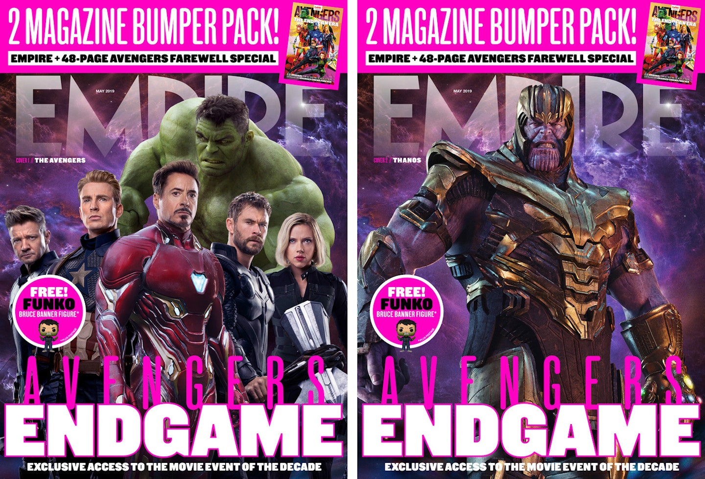 Empire - May 2019 Avengers Endgame covers