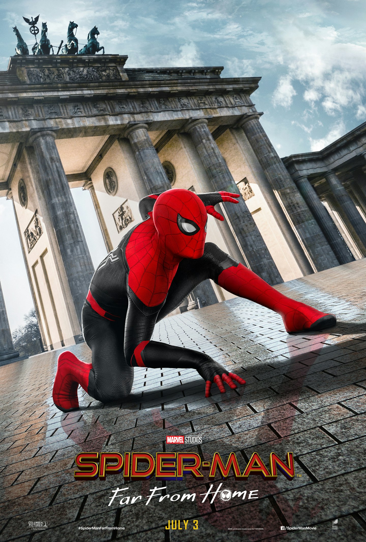 Spidey Goes Sightseeing In Spider-Man: Far From Home Posters