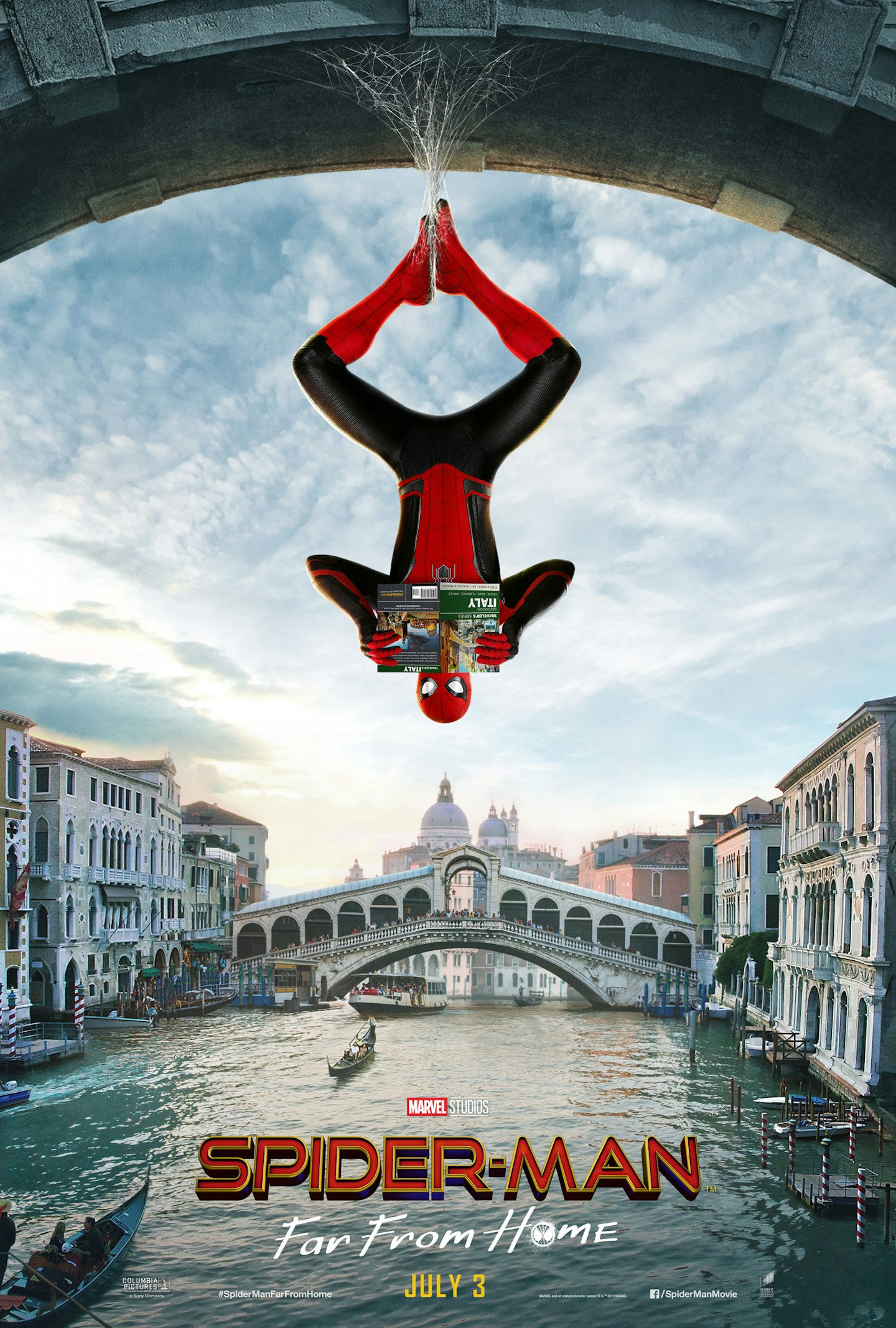 Spidey Goes Sightseeing In Spider-Man: Far From Home Posters