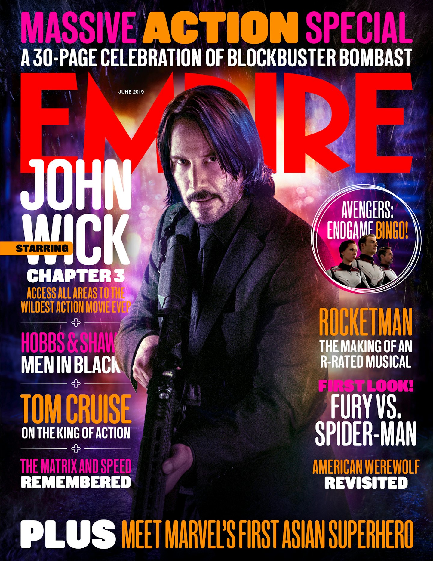 Empire – June 2019 cover – John Wick Chapter 3