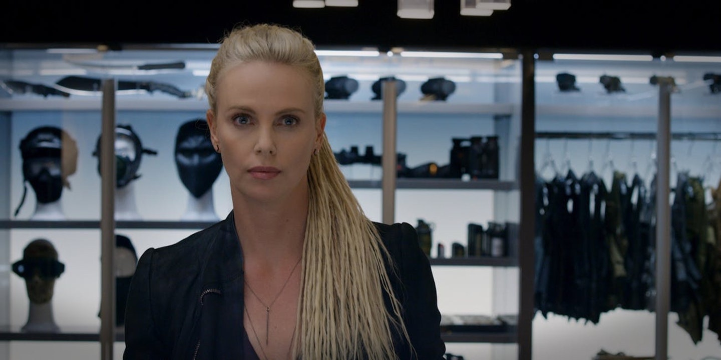 Charlize Theron as Cipher in Fast & Furious 8