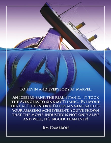 James Cameron Congratulates Avengers: Endgame As It Overtakes Titanic Box  Office | Movies | Empire