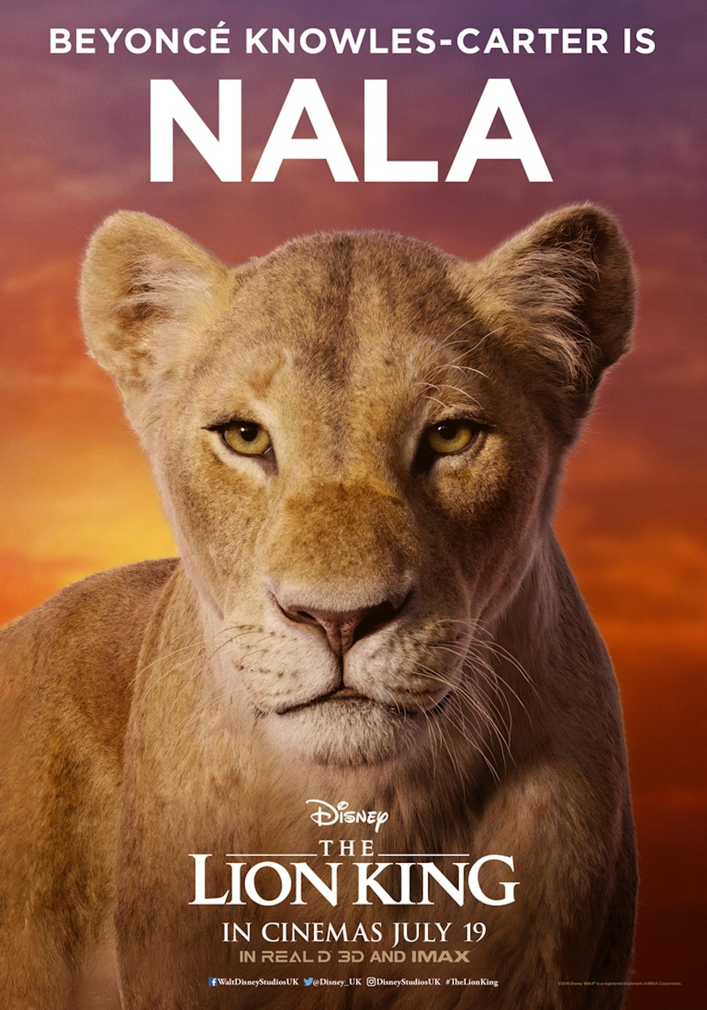 Lion King character posters