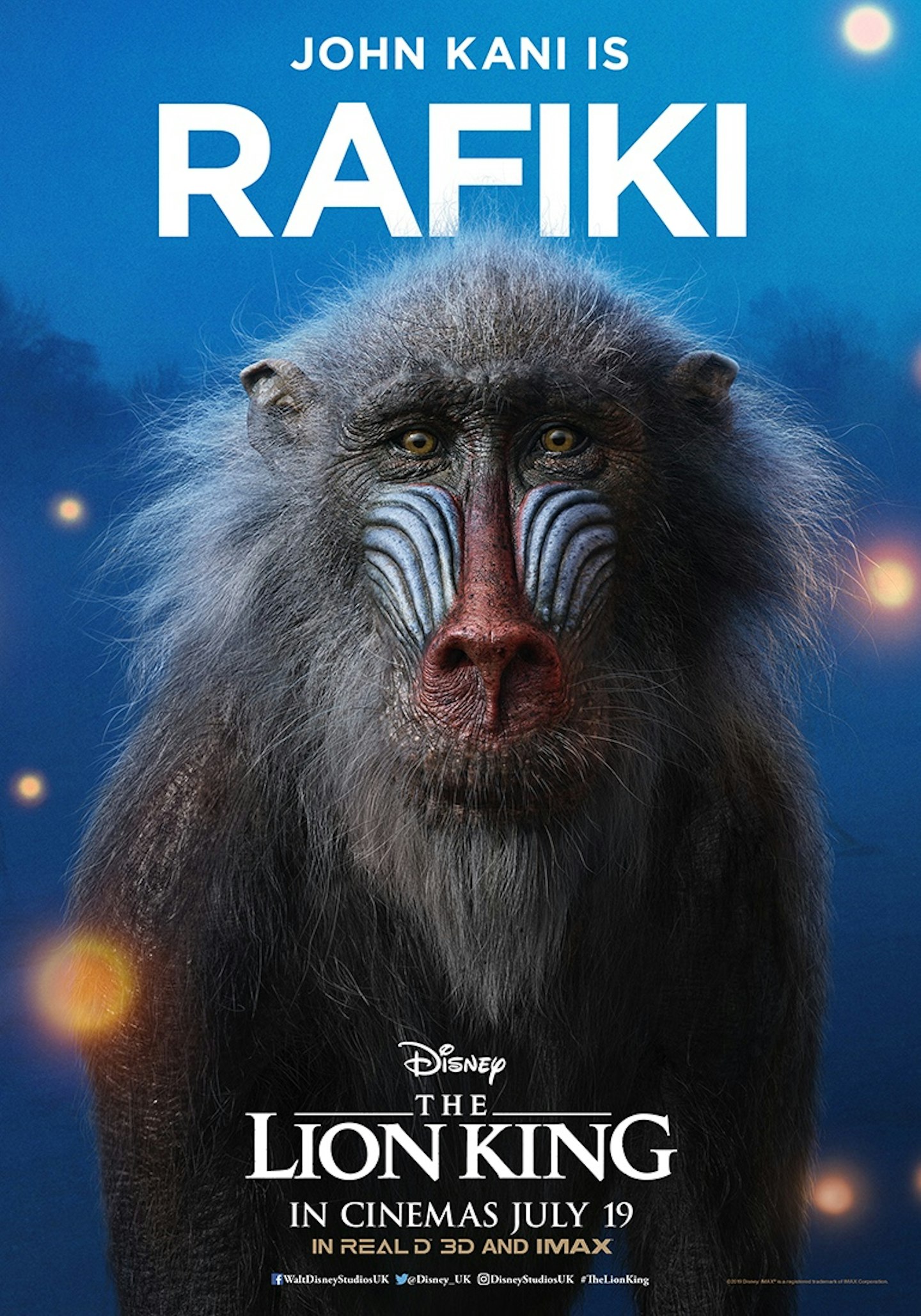 Lion King character posters