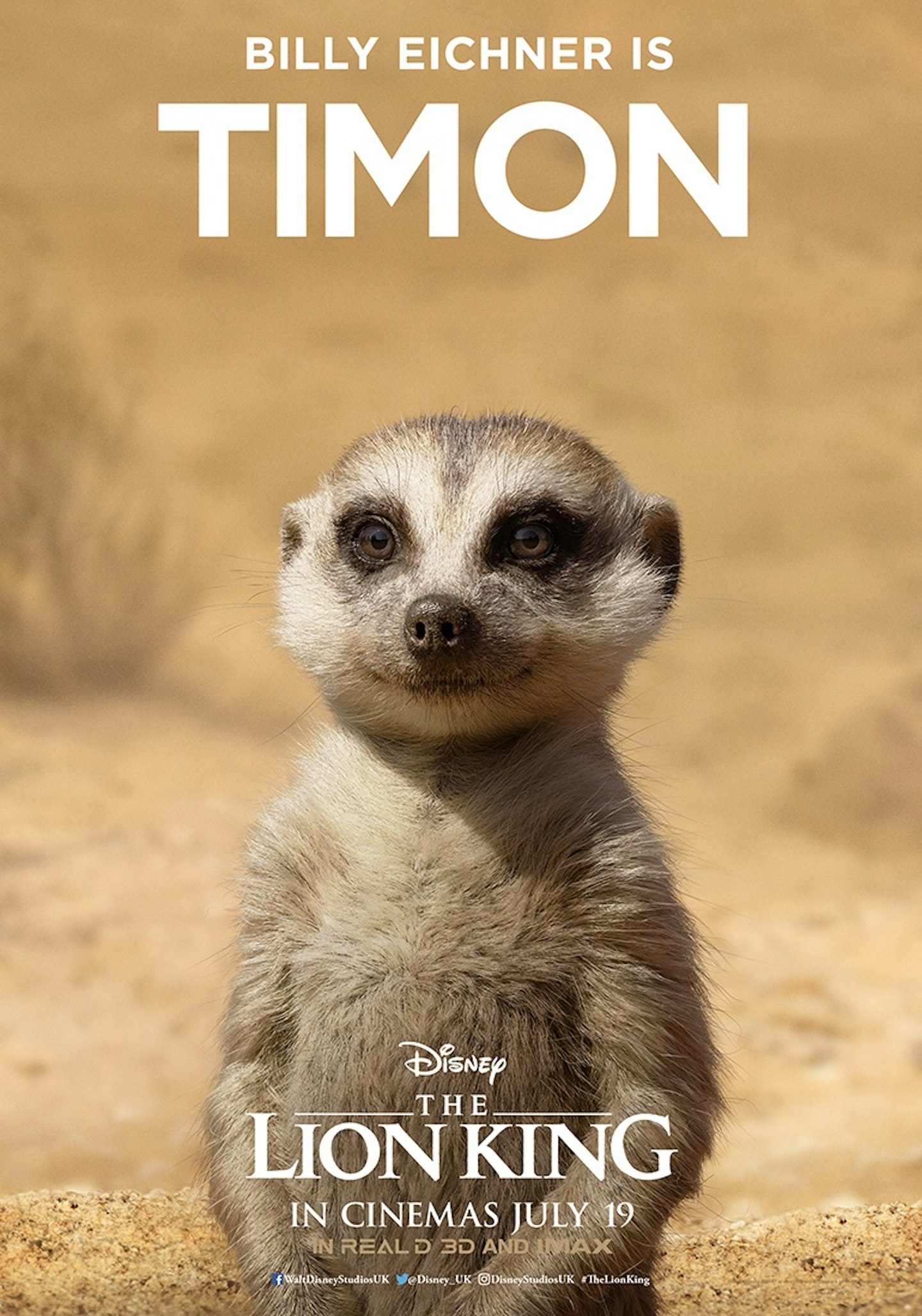 Lion King character posters