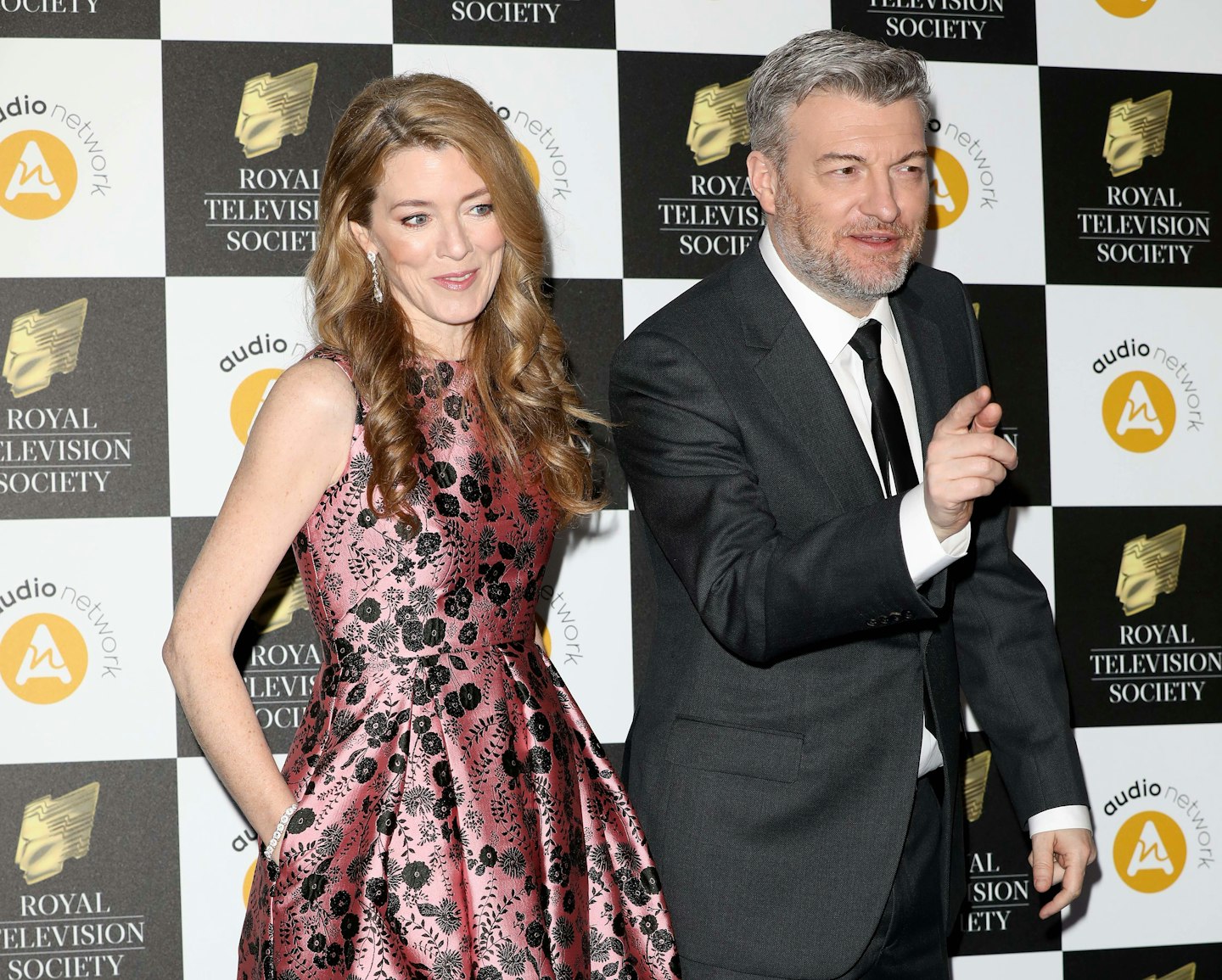 Charlie Brooker and Annabel Jones