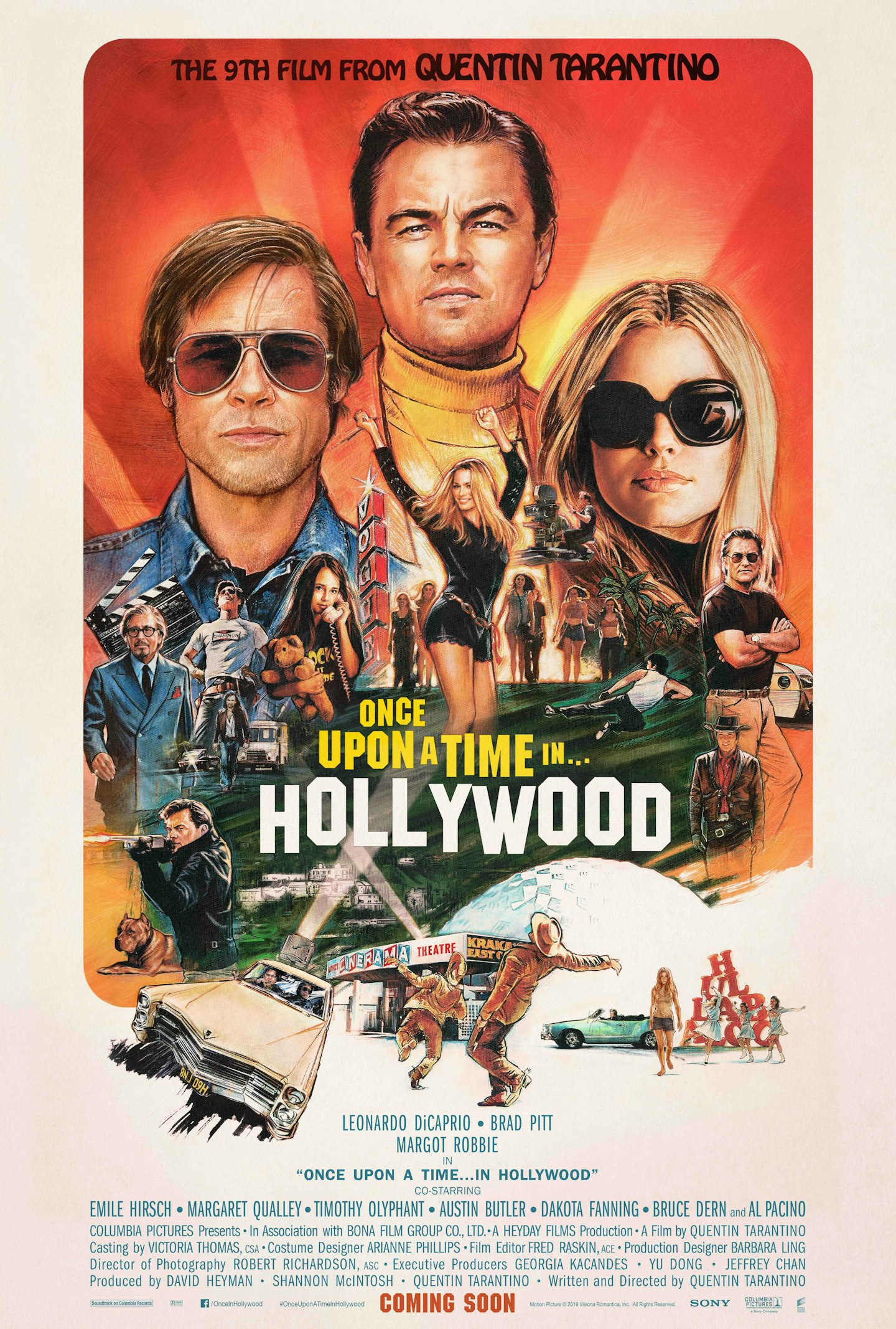 Once Upon A Time... In Hollywood montage poster