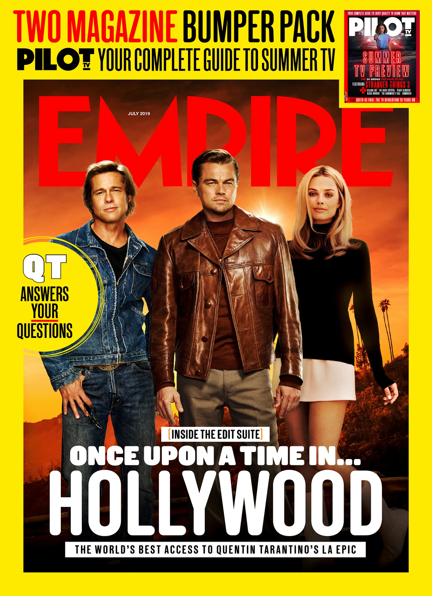 Empire – July 2019 newsstand cover - once upon a time in hollywood