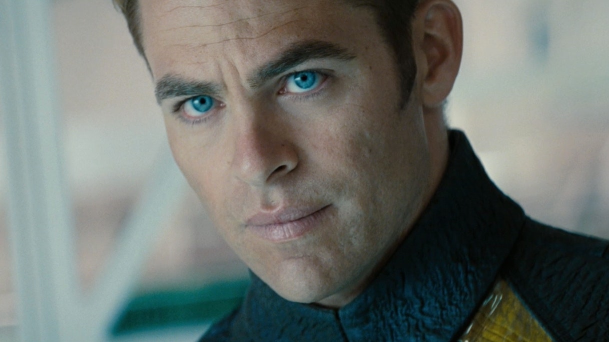 Chris Pine as Captain Kirk in Star Trek
