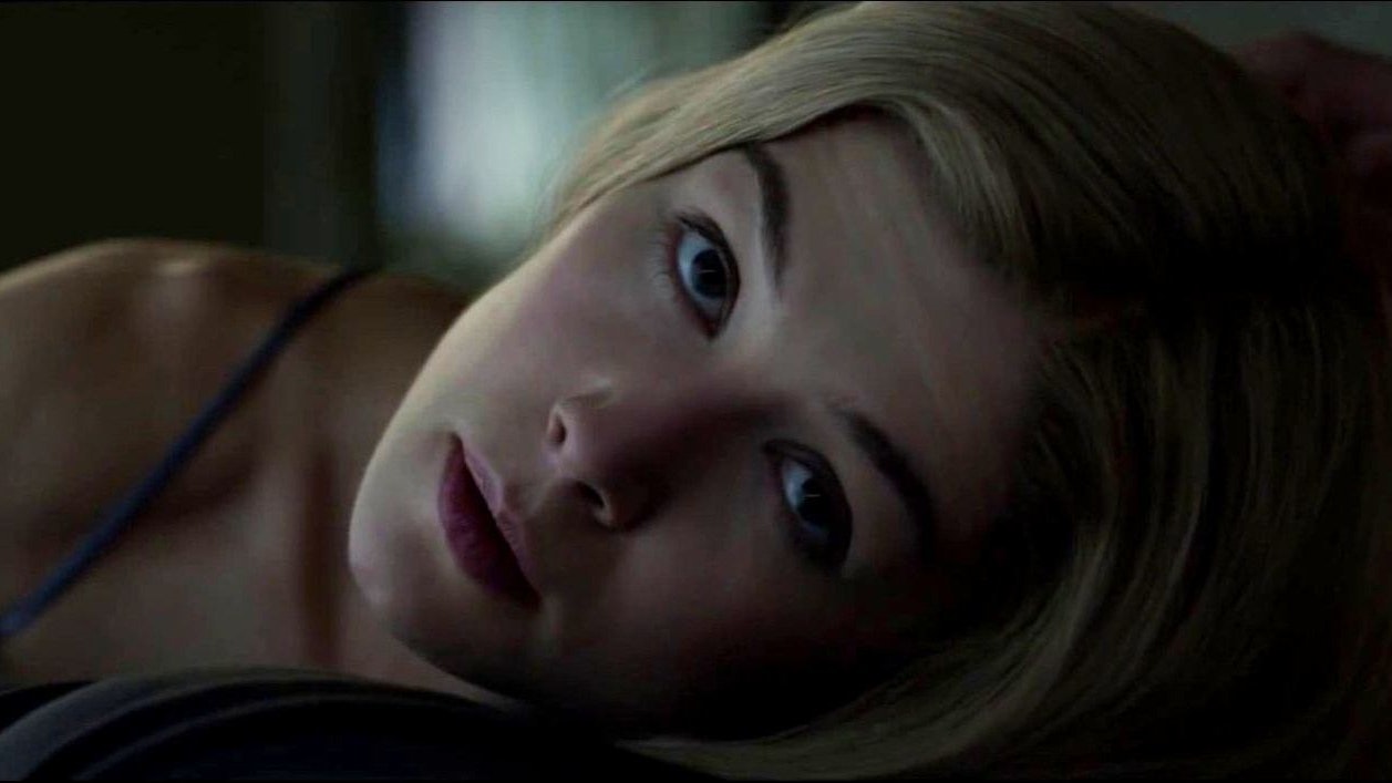 Rosamund Pike as Amy Dunne in Gone Girl