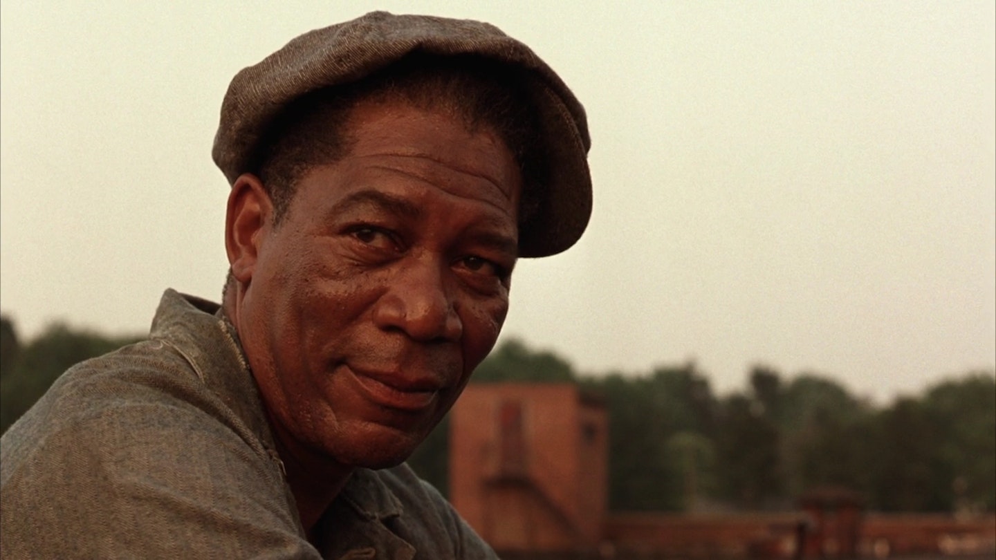 Morgan Freeman as Red in The Shawshank Redemption