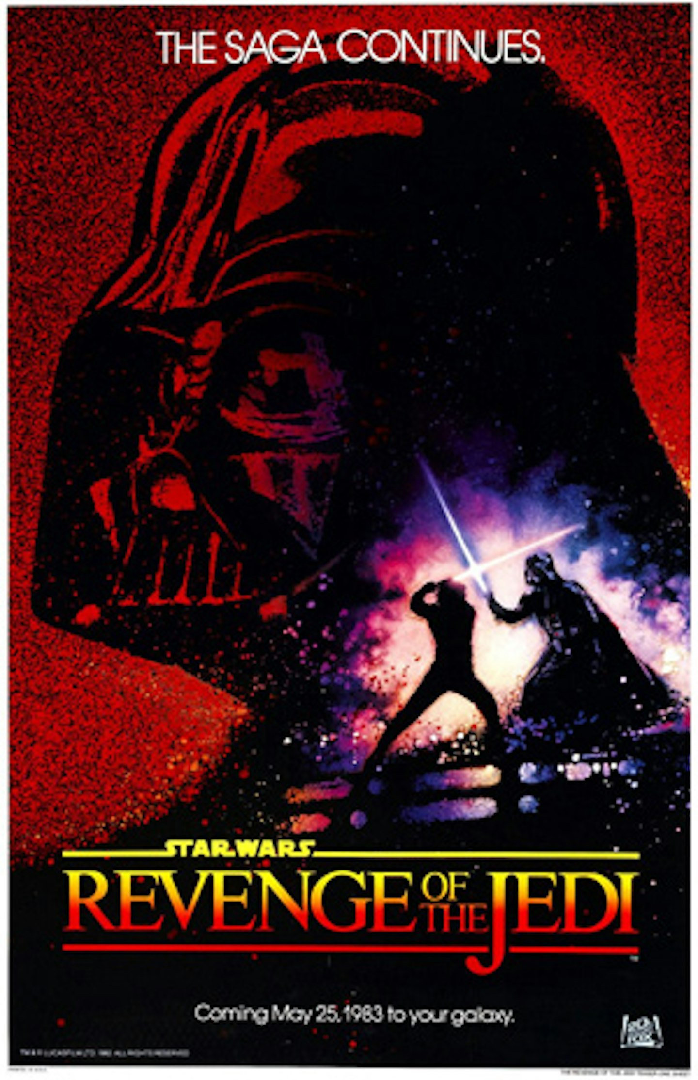 revenge of the jedi poster