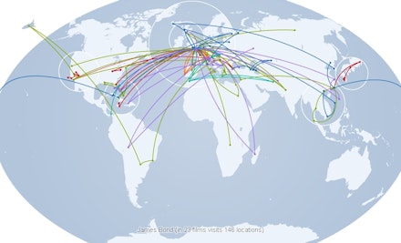 Empire’s James Bond Travel Map | Movies | Empire