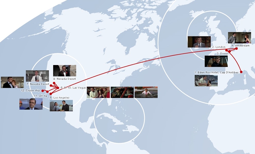 Empire’s James Bond Travel Map | Movies | Empire