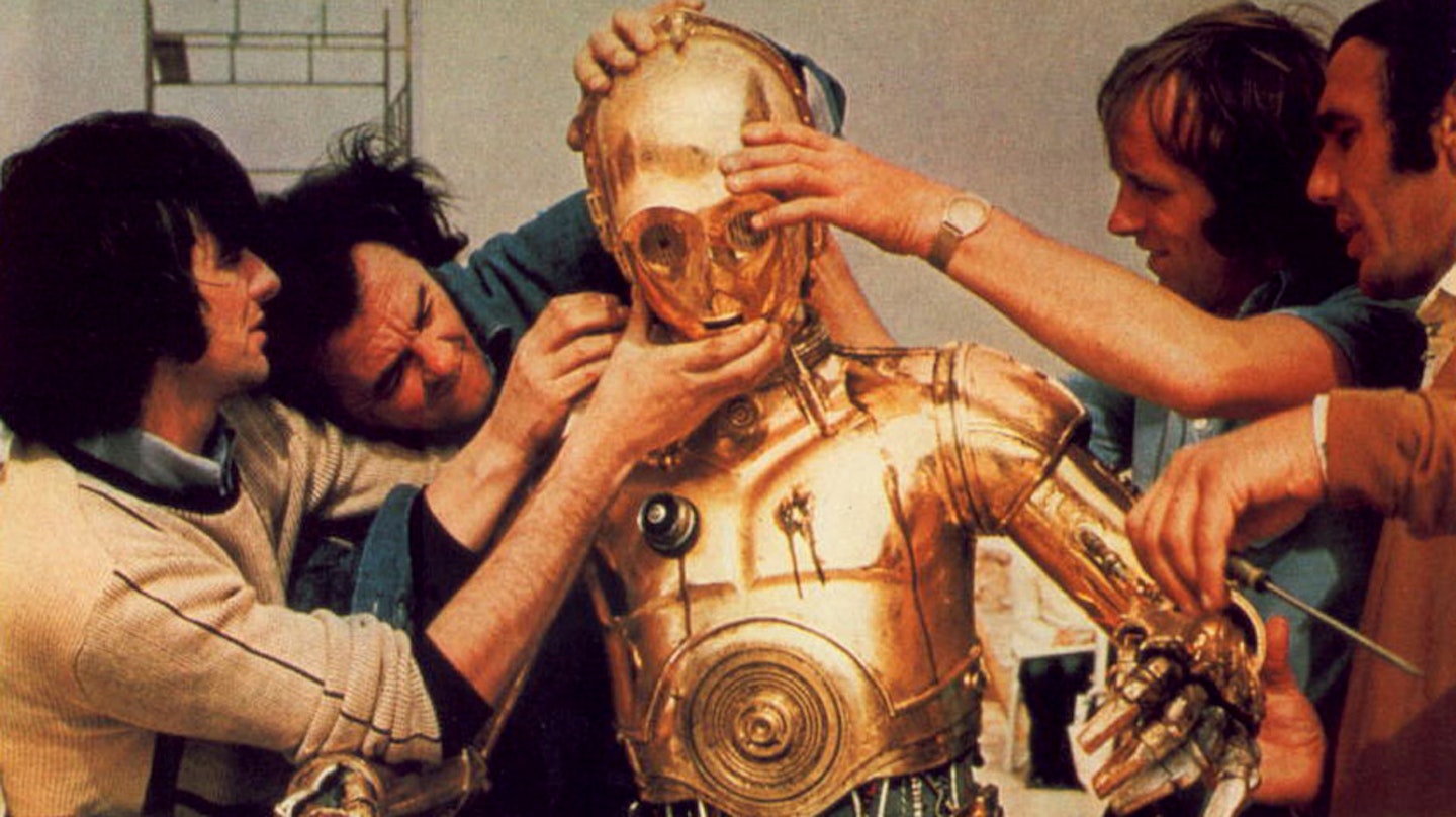 star wars behind the scenes photos