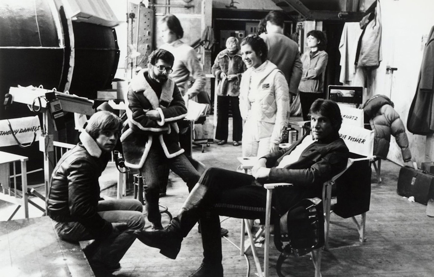 star wars behind the scenes photos