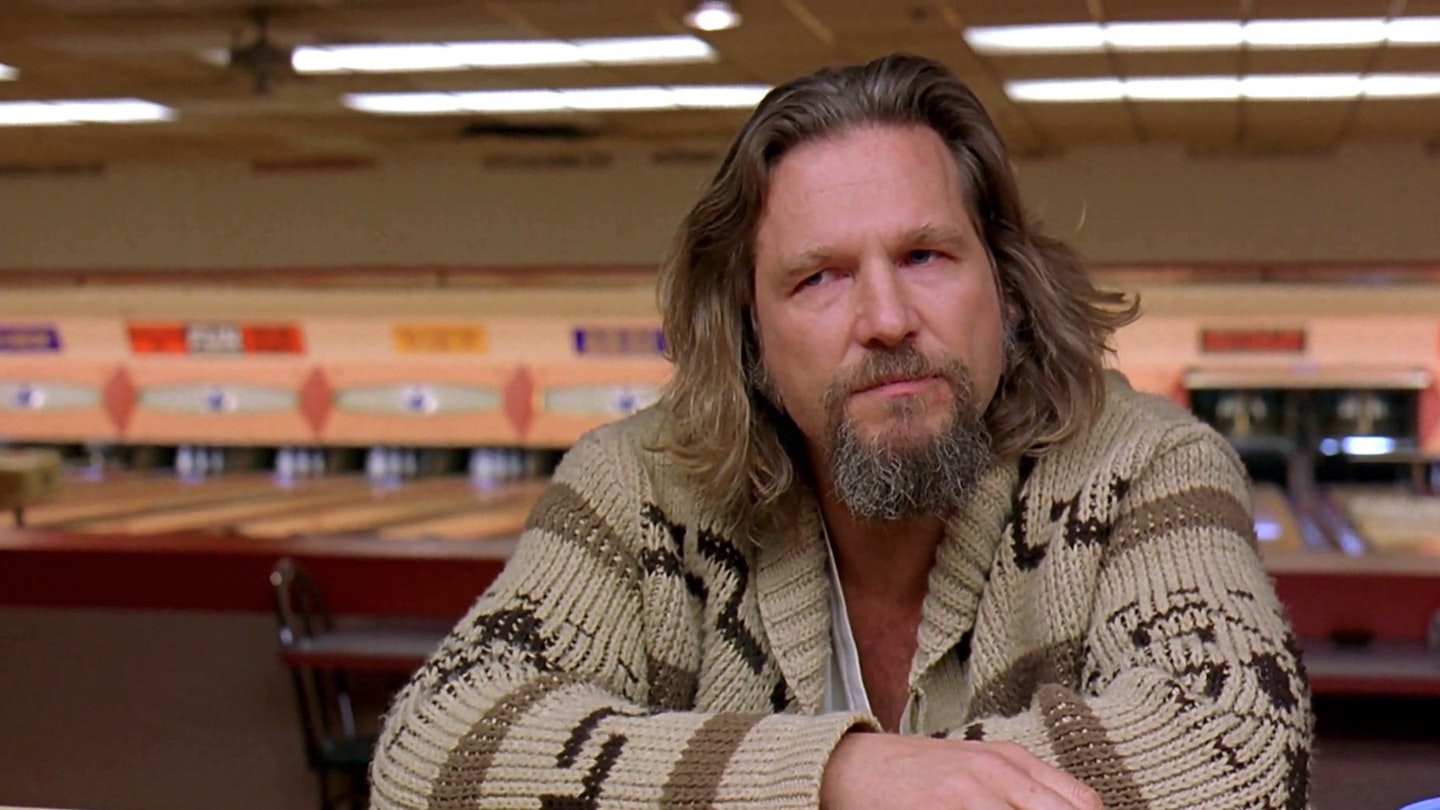 Jeff Bridges as The Dude in The Big Lebowski