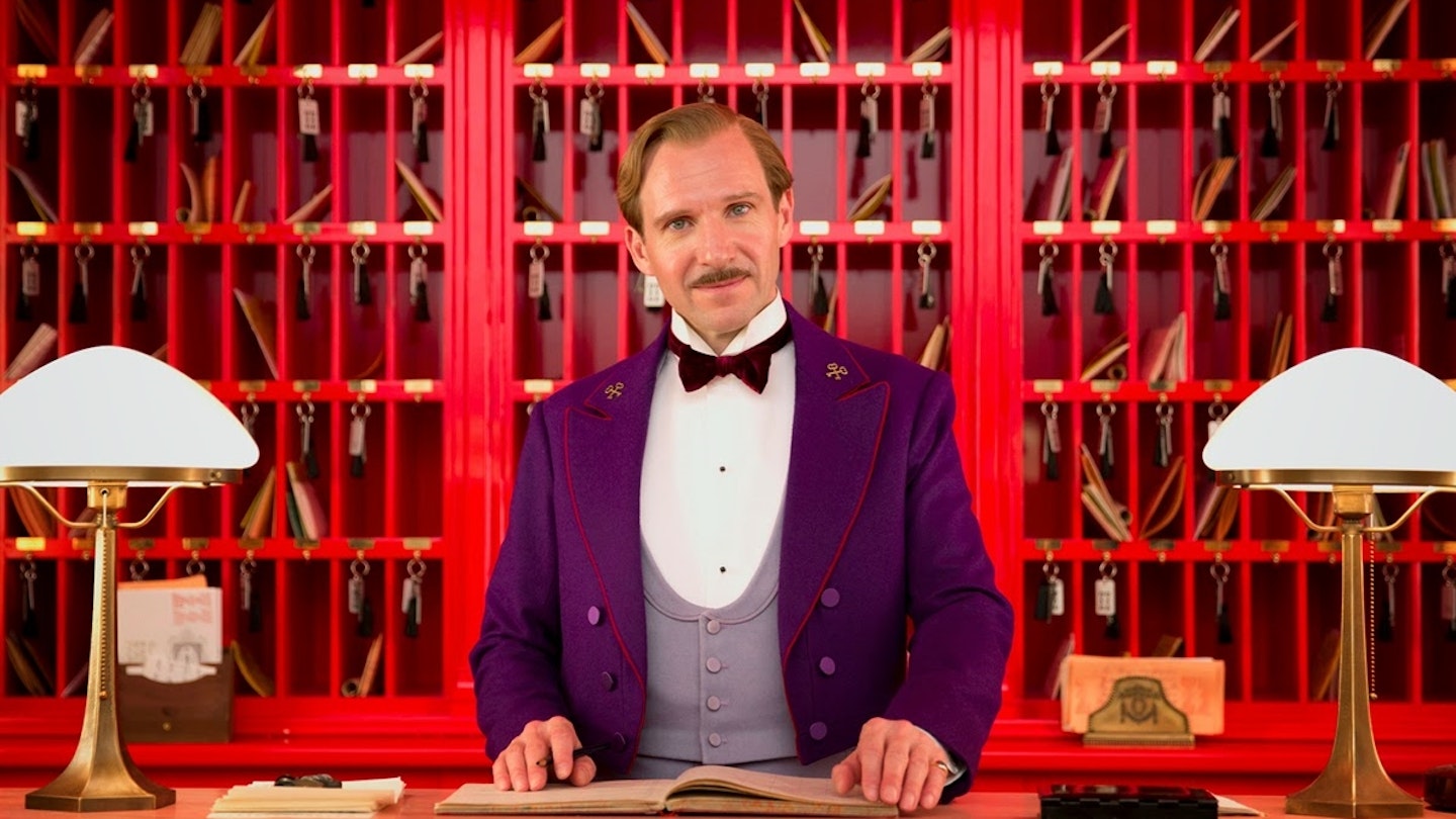 Ralph Fiennes as M. Gustave in The Grand Budapest Hotel