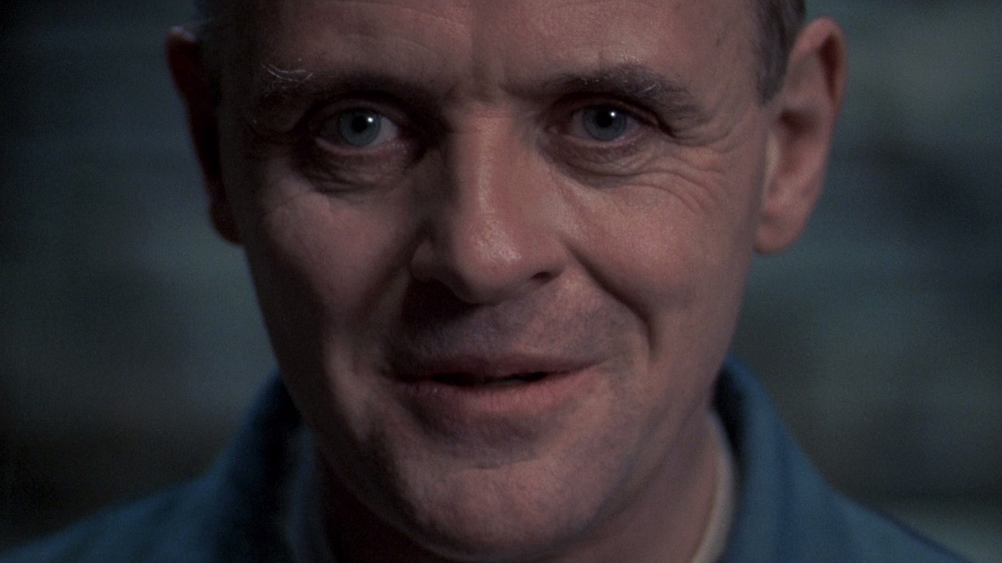 Anthony Hopkins as Hannibal Lecter in The Silence of the Lambs