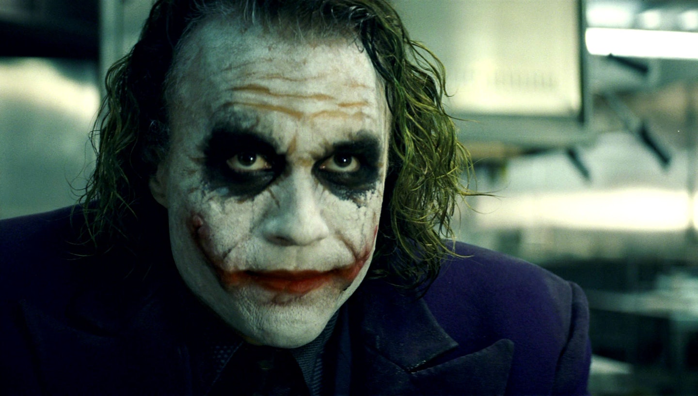 Heath Ledger as The Joker in The Dark Knight