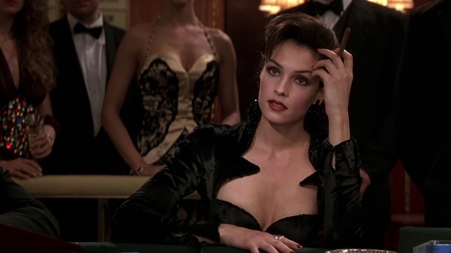 Famke Janssen as Xenia Onatopp in Goldeneye